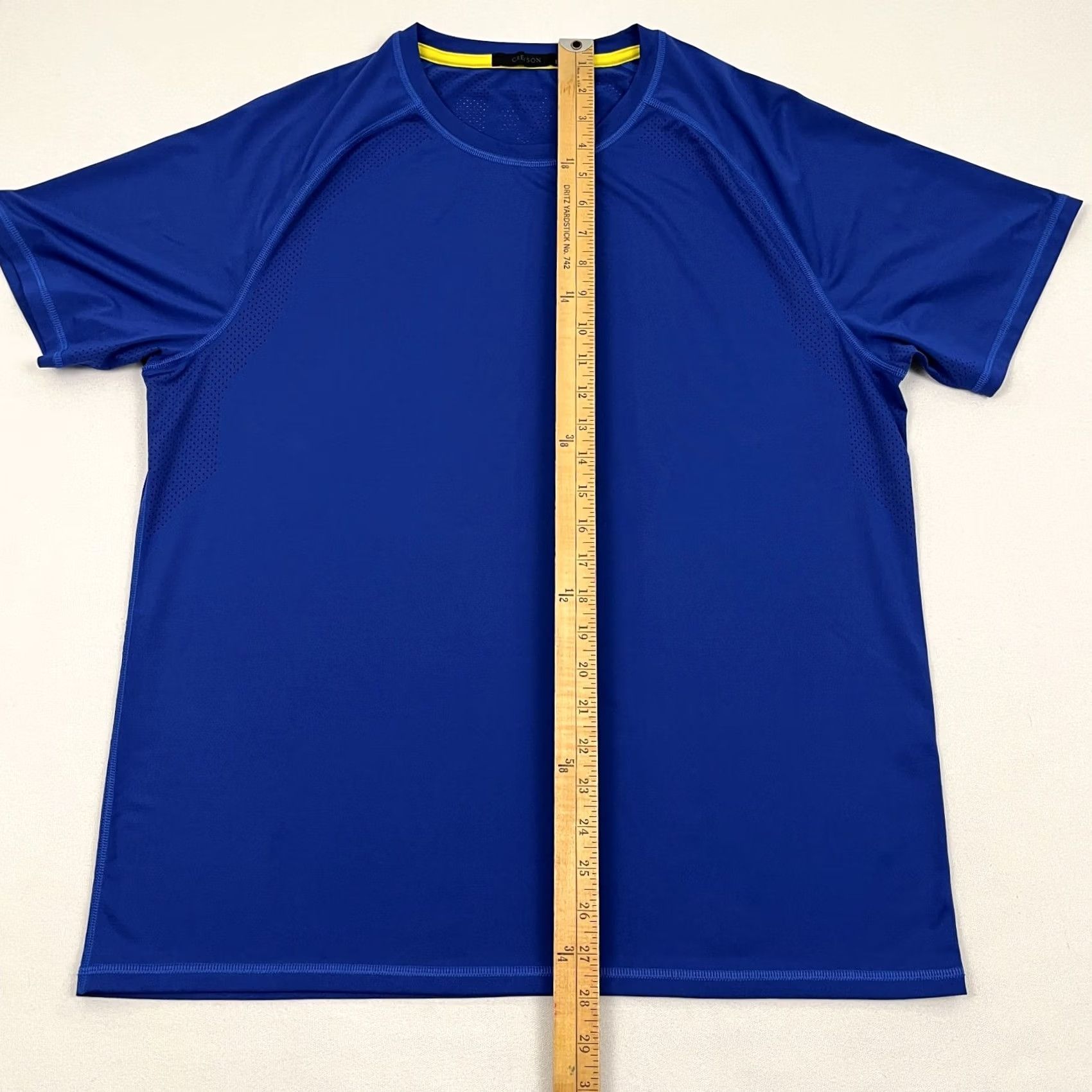 Vintage Greyson Shirt Mens L Blue Active Golf Workout Performance Wolf Short Sleeve Prep Mens L Blue Wolf Size US L / EU 52-54 / 3 - 6 Thumbnail