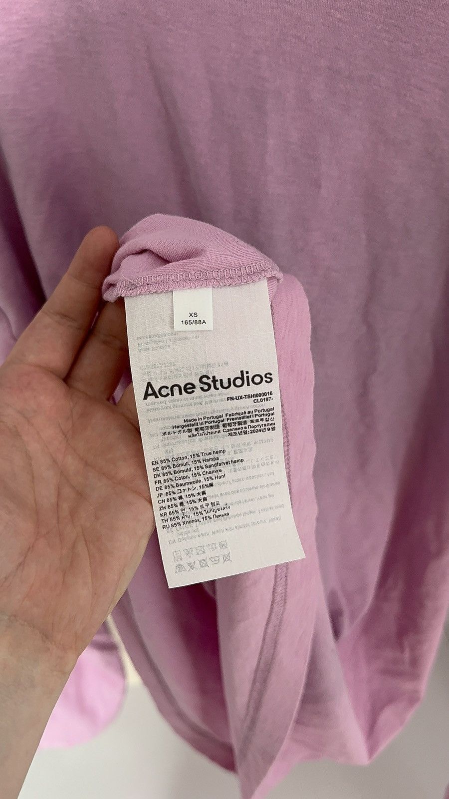 Acne Studios ✅ Acne Studios Stockholm 1996 Pink Longsleeve Size XS / US 0-2 / IT 36-38 - 9 Thumbnail