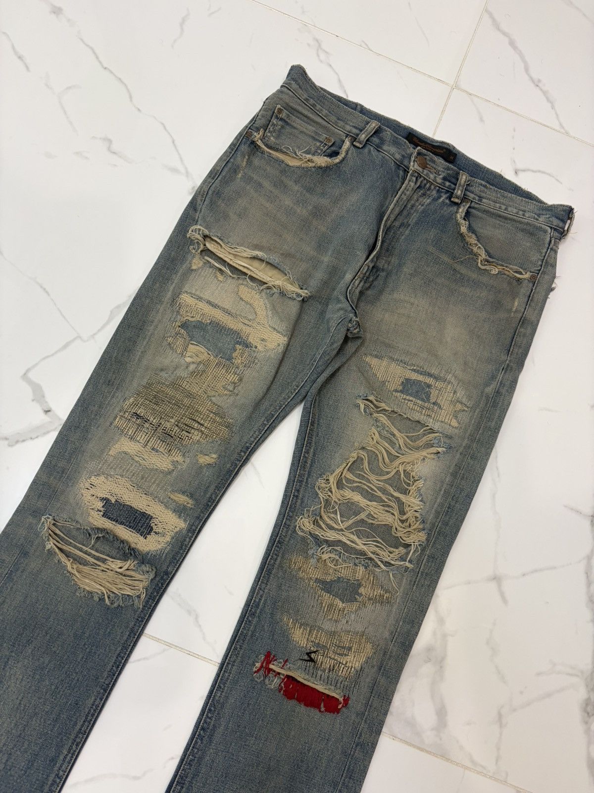 Undercover Aw04 red yarn Size US 31 - 3 Thumbnail