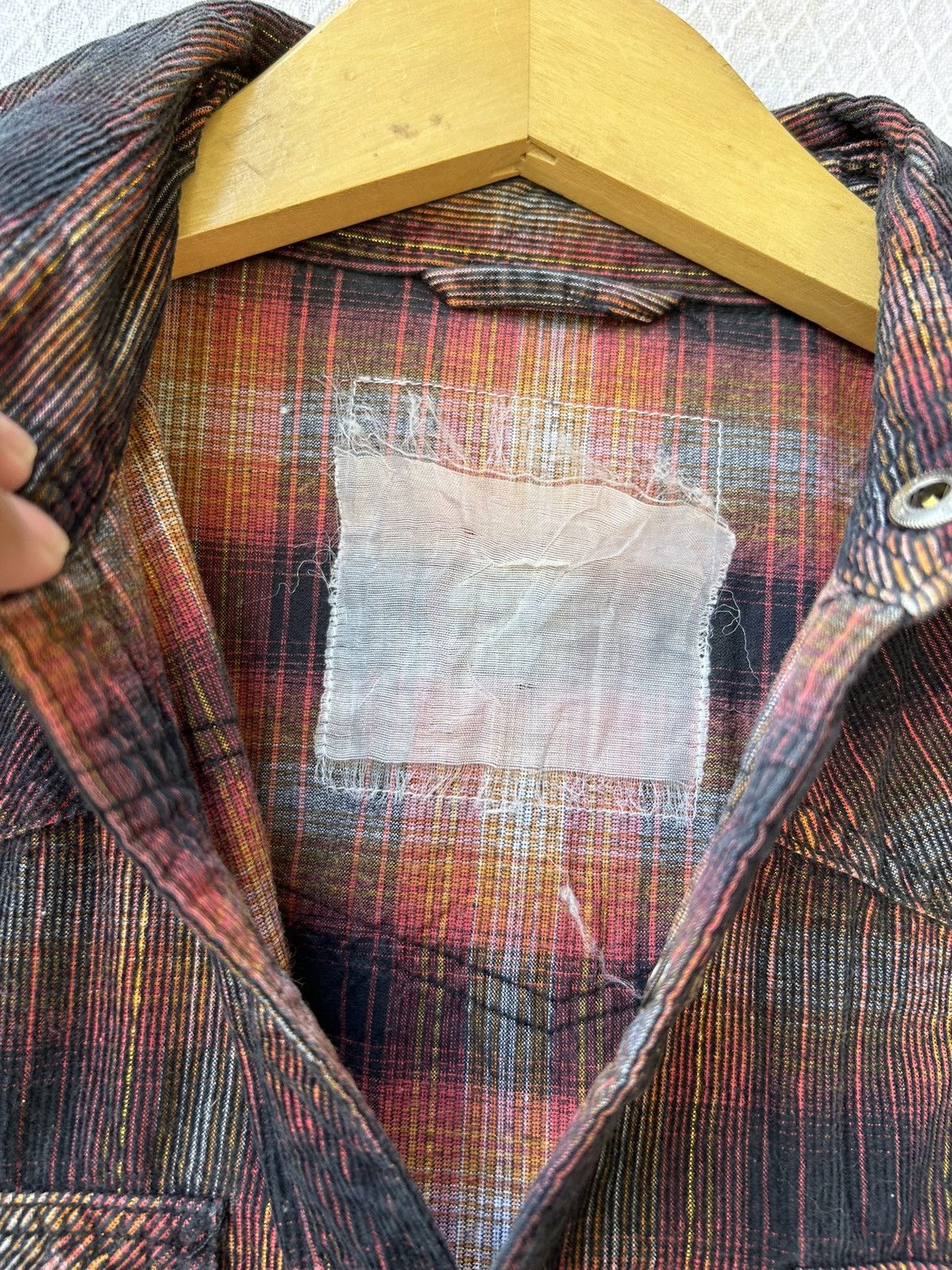 20471120 Japanese style plaid button up shirt Size US M / EU 48-50 / 2 - 6 Thumbnail