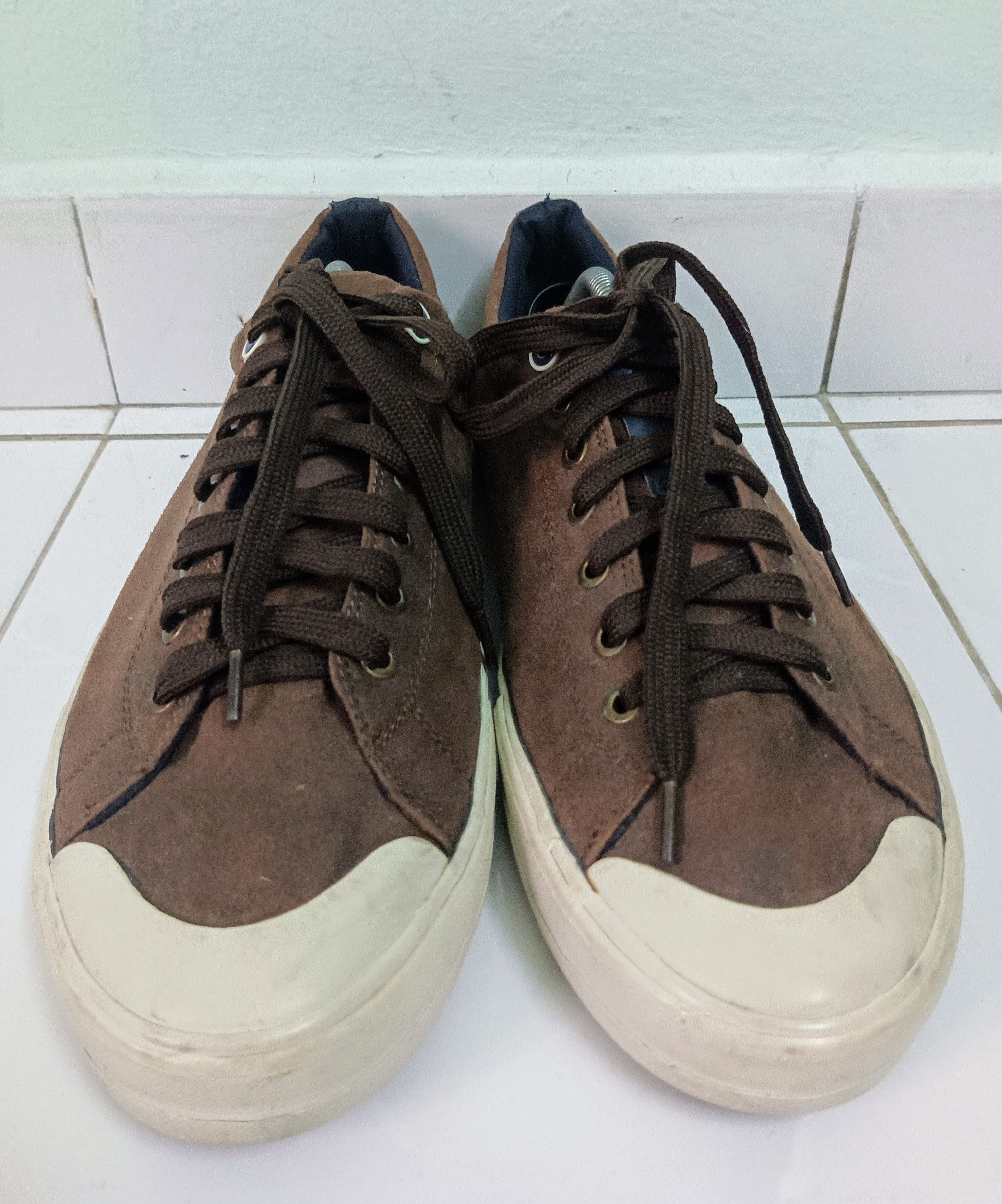 Tommy Hilfiger Tommy Hilfiger Men’s Reno2 Sneaker Canvas Brown Shoe Size US 11 / EU 44 - 3 Thumbnail