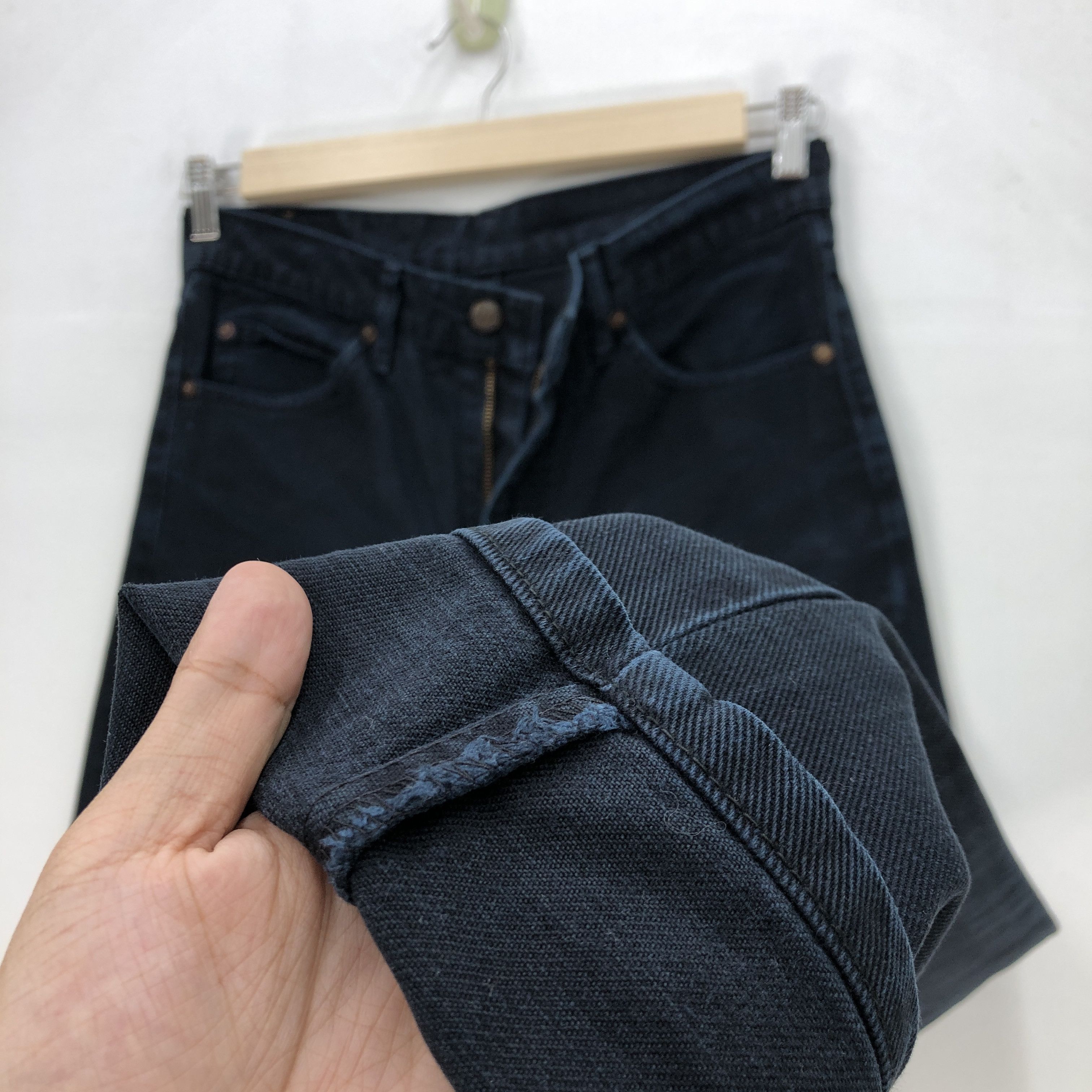 Levi's Vintage Levis Faded Black Jeans Levi's 606 Light Wash Denim Size US 30 / EU 46 - 9 Thumbnail