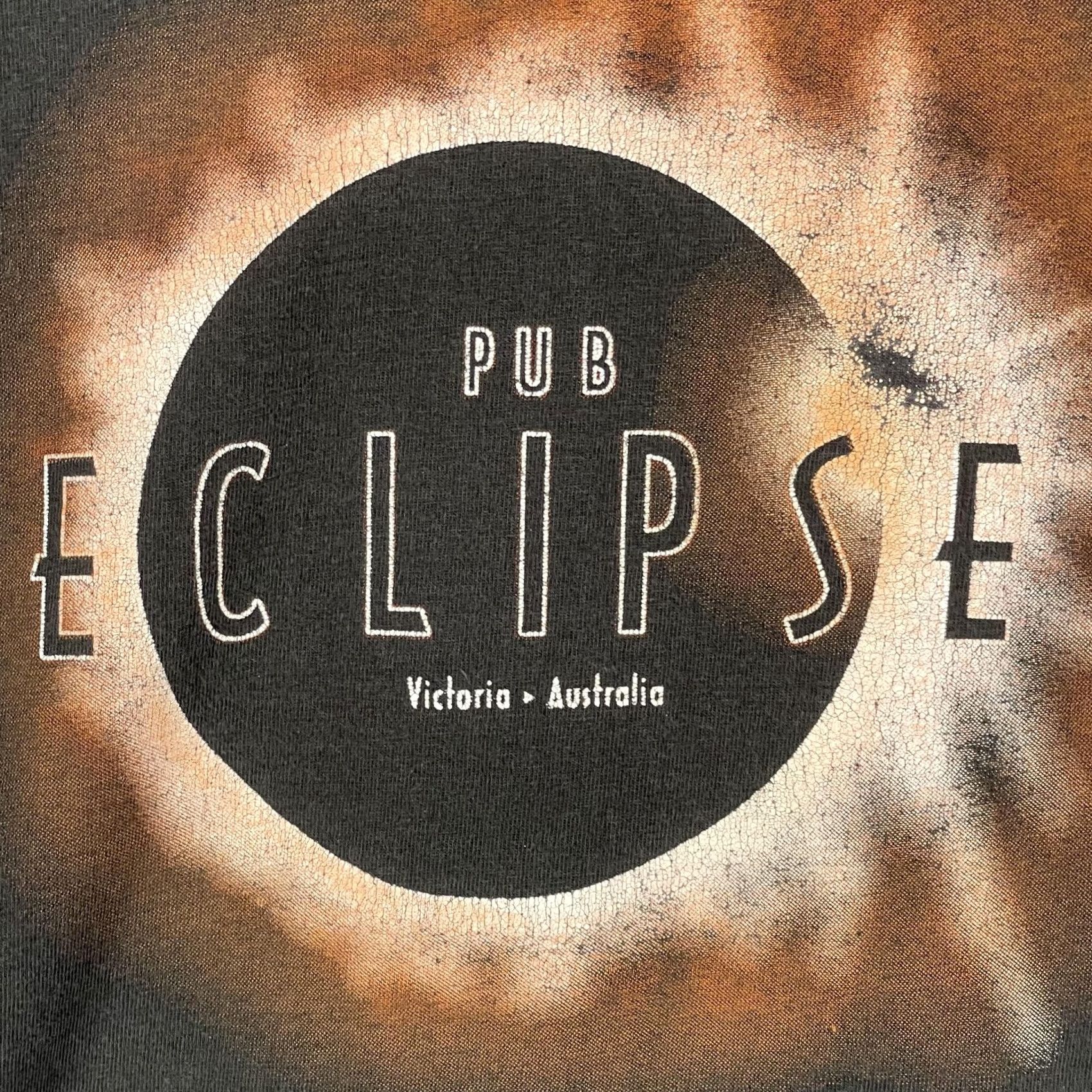 Lee VINTAGE Lee Shirt Mens 2XL Black Australia Solar Eclipse Pub Graphic Tee Size US XXL / EU 58 / 5 - 4 Thumbnail
