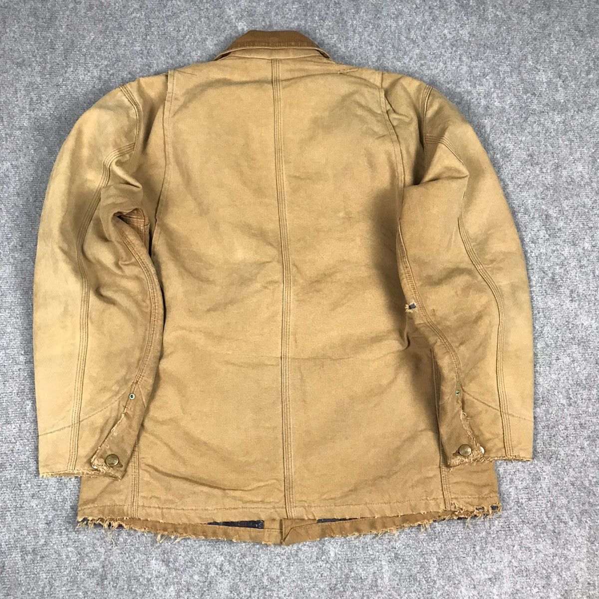 Carhartt × Vintage Carhartt Blanket Jacket Distressed Brown Jacket Size US M / EU 48-50 / 2 - 16 Thumbnail