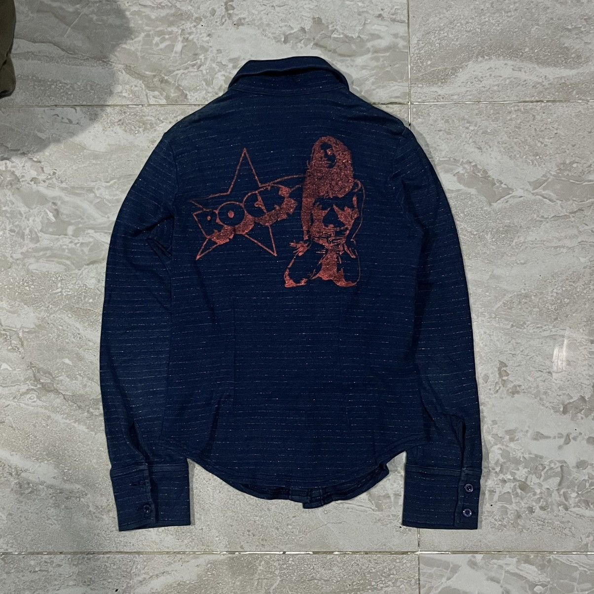 Hysteric Glamour (LAST DROP) Vintage 00 Hysteric Glamour Rock Glitter Shirt Size US XS / EU 42 / 0 - 1 Thumbnail