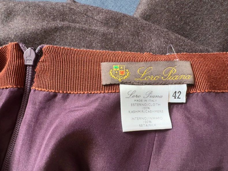 Loro Piana LORO PIANA size44 Scented purple cashmere women's suit Size M / US 6-8 / IT 42-44 - 9 Thumbnail