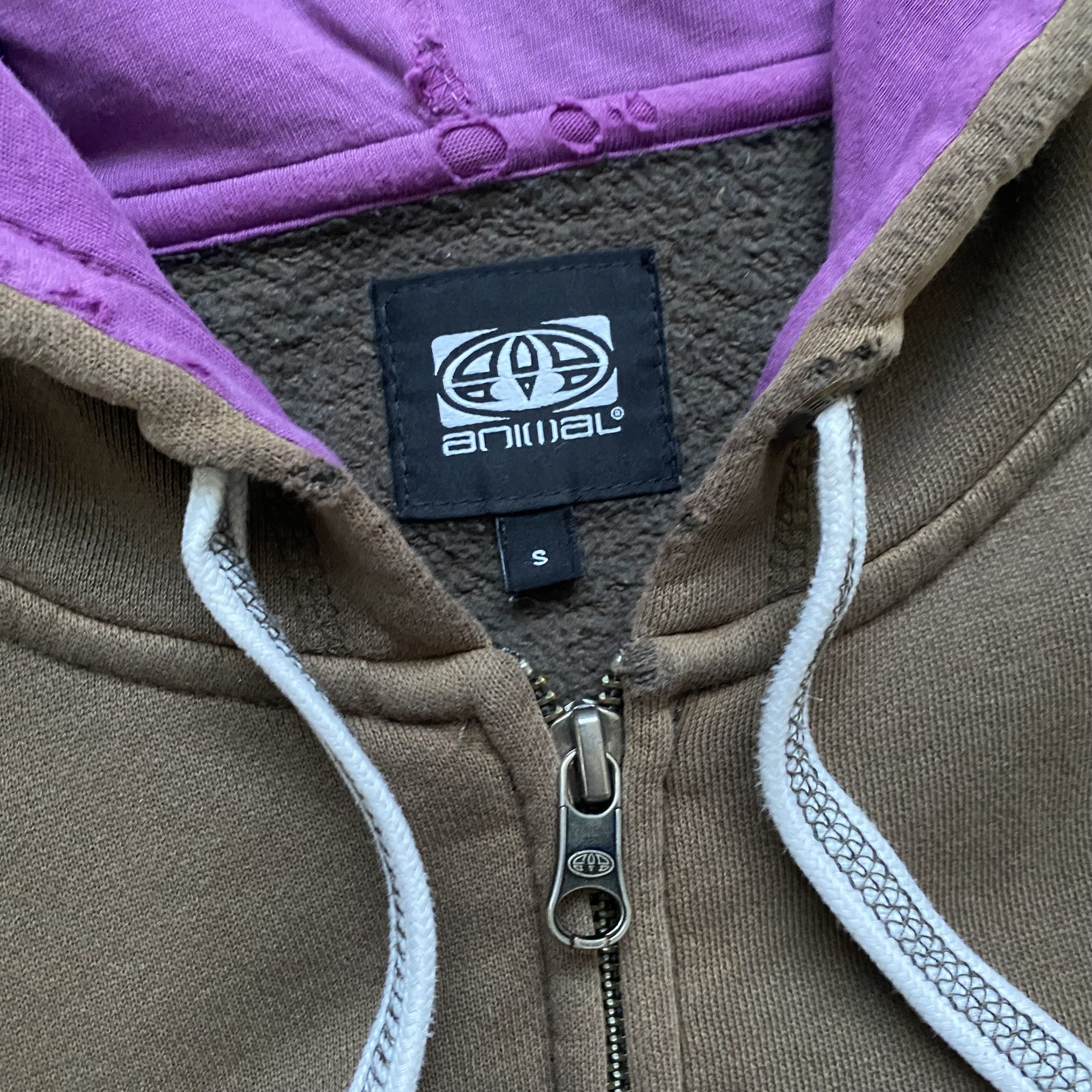 Hook-Ups 🛹 Vintage 90s Faded Skater Animal hoodie Y2K Big logo Size US S / EU 44-46 / 1 - 8 Thumbnail