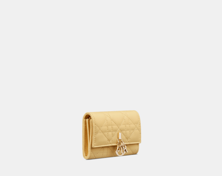 Dior o1w1db10426 S0966O Size : OS / Wallet in Pastel Yellow Size ONE SIZE - 2 Thumbnail
