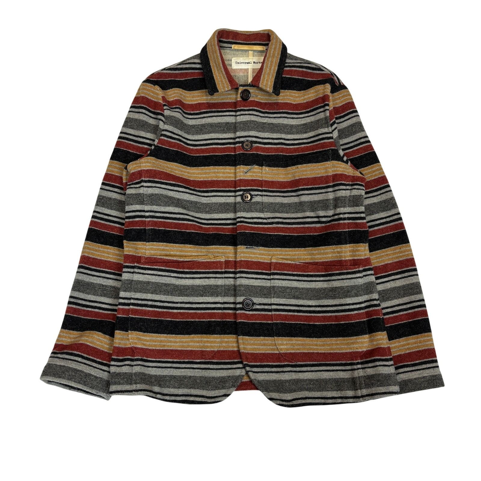 Universal Works Bakers Chore Wool Blanket Jacket Men's Small