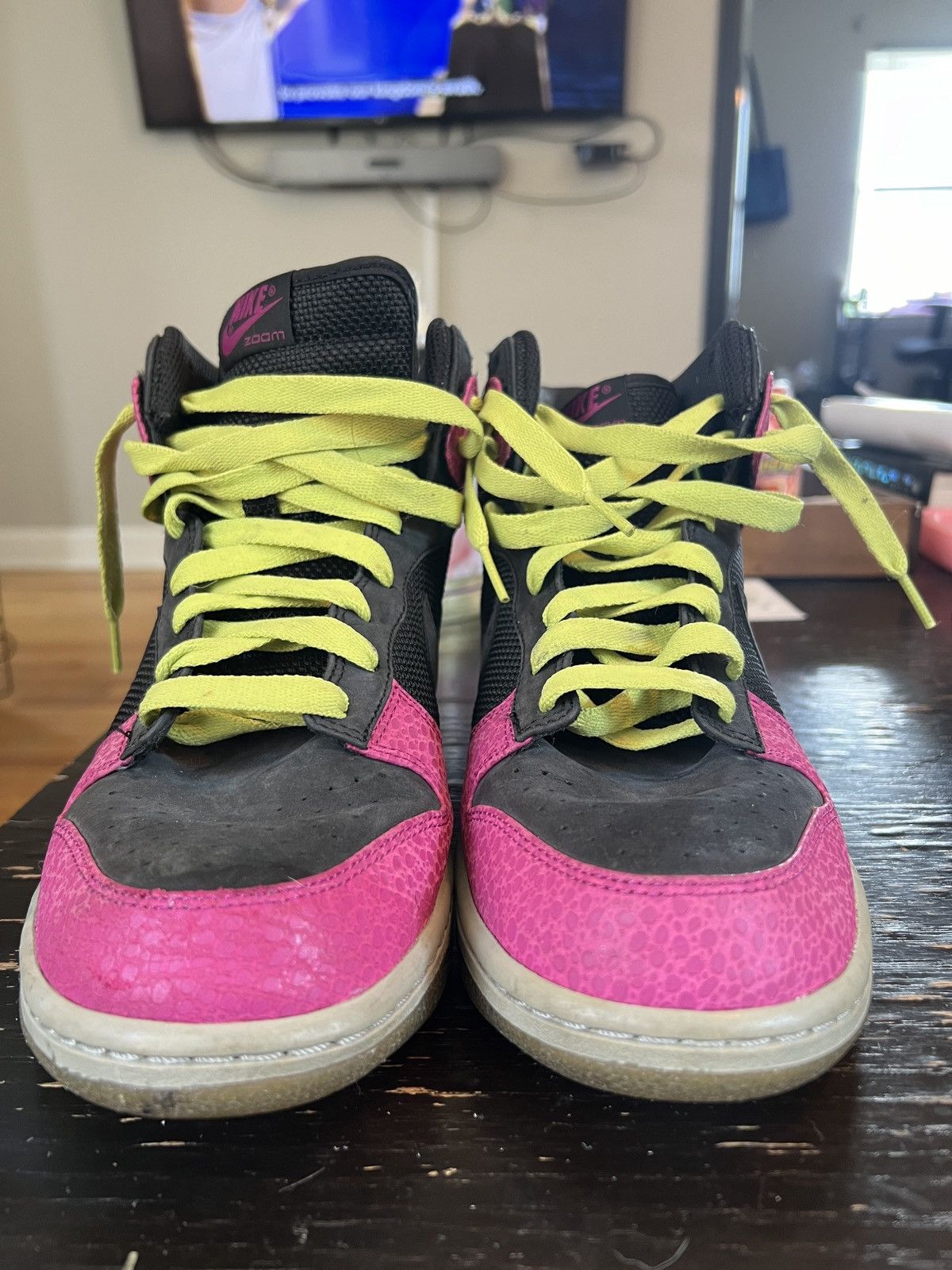 Nike Dunk High Supreme Spark Rave Pink Size US 8.5 / EU 41-42 - 4 Thumbnail