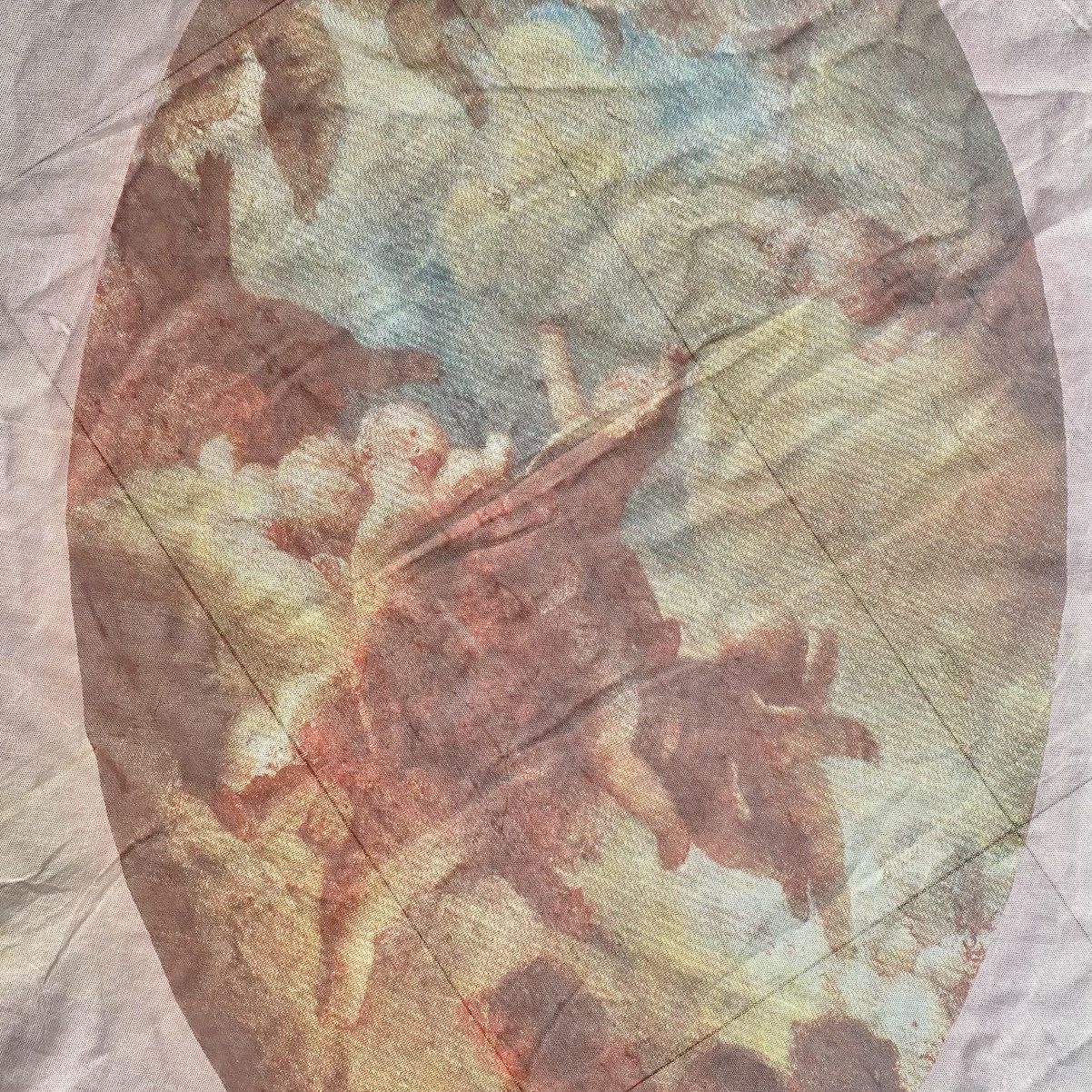 Vivienne Westwood Rare Swarm Of Cupid Sheer Mesh Scarf Size ONE SIZE - 5 Thumbnail