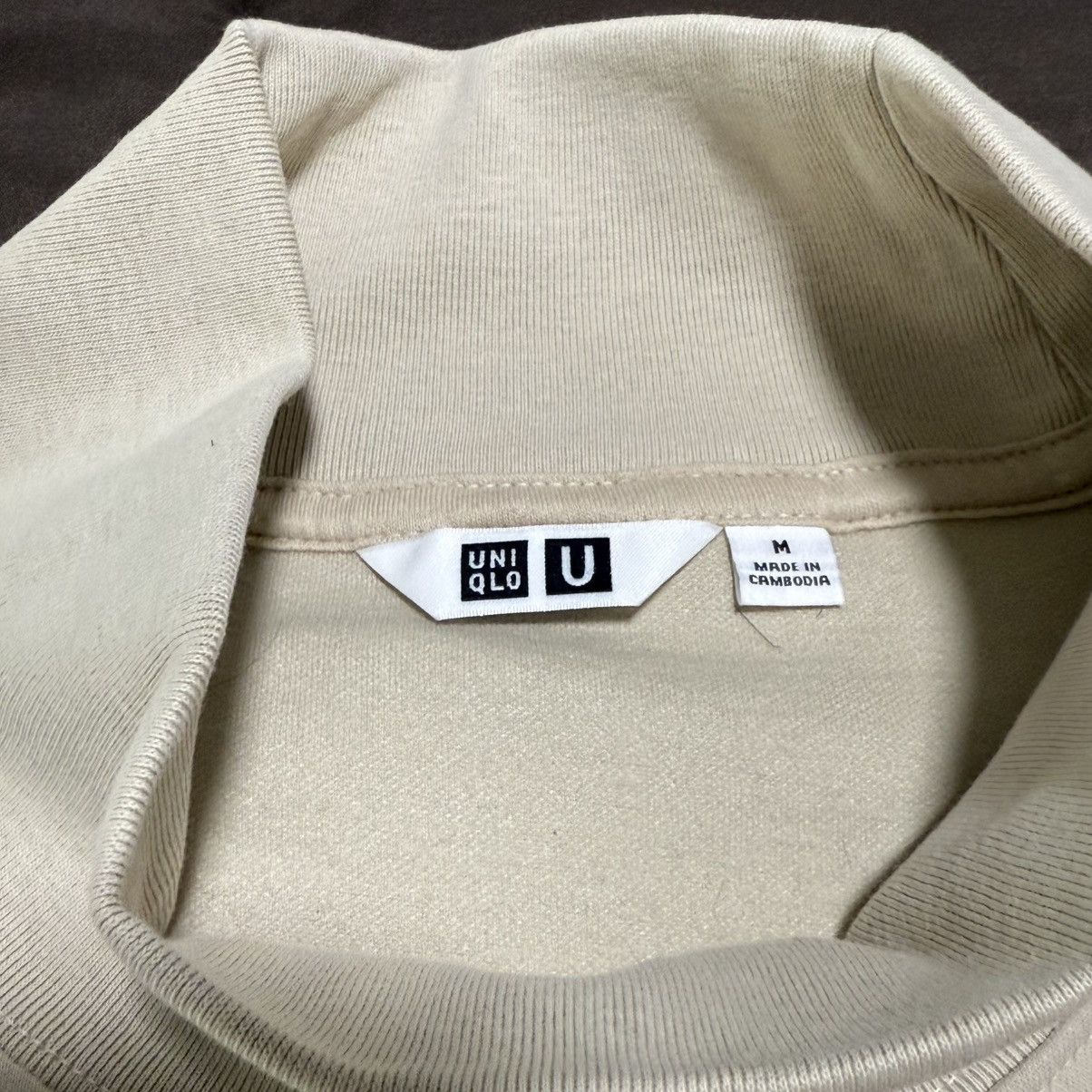 Uniqlo Uniqlo Cotton Mock Neck Long Sleeve Size US M / EU 48-50 / 2 - 2 Thumbnail