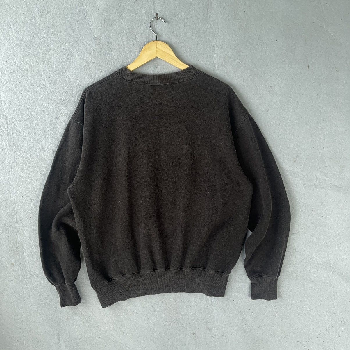 Nike Vintage 90s Nike Big Swoosh Black Crewneck Sweatshirt Size US XL / EU 56 / 4 - 5 Thumbnail