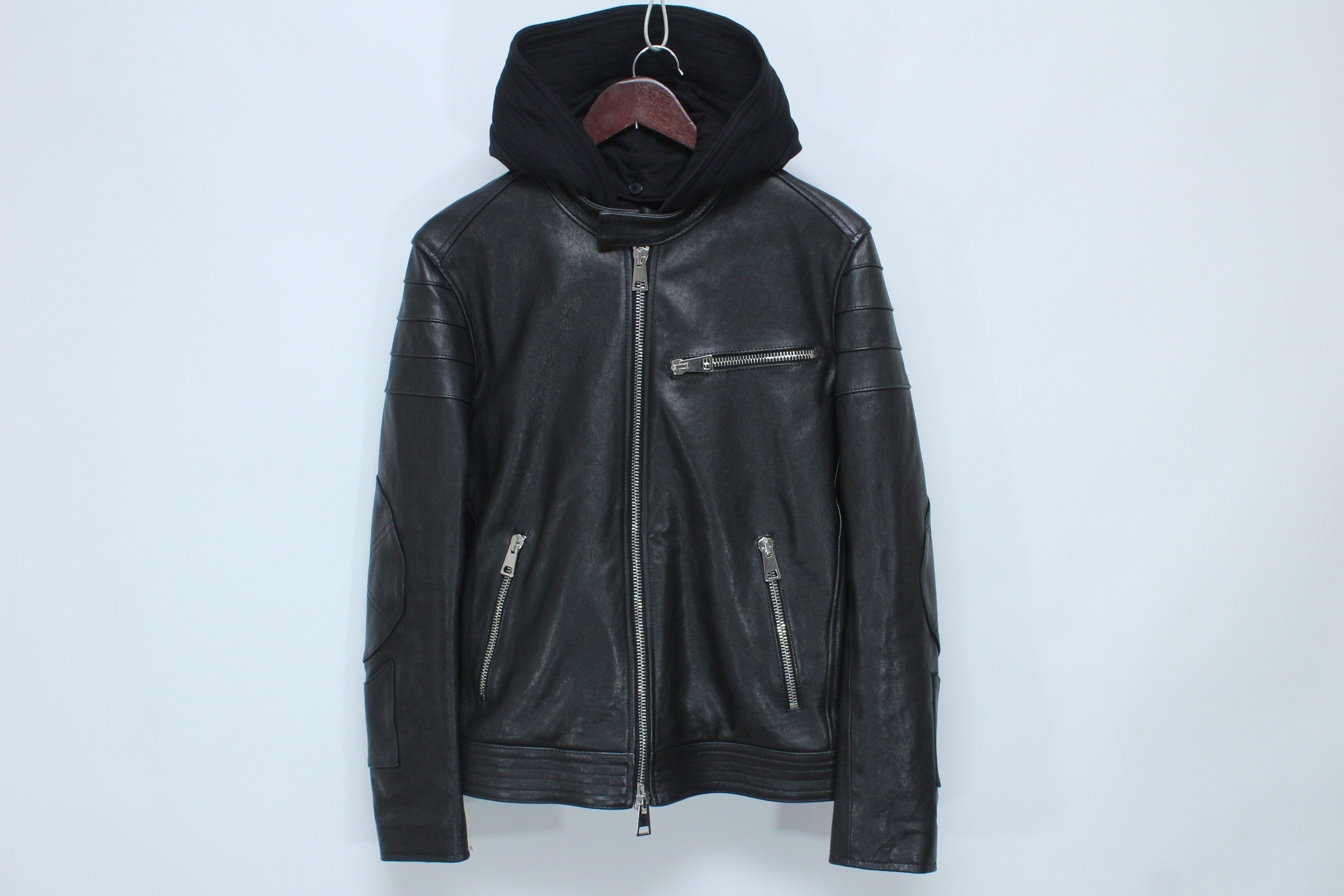 Dondup Leather Jacket Size 46 Authentic Hype Rare
