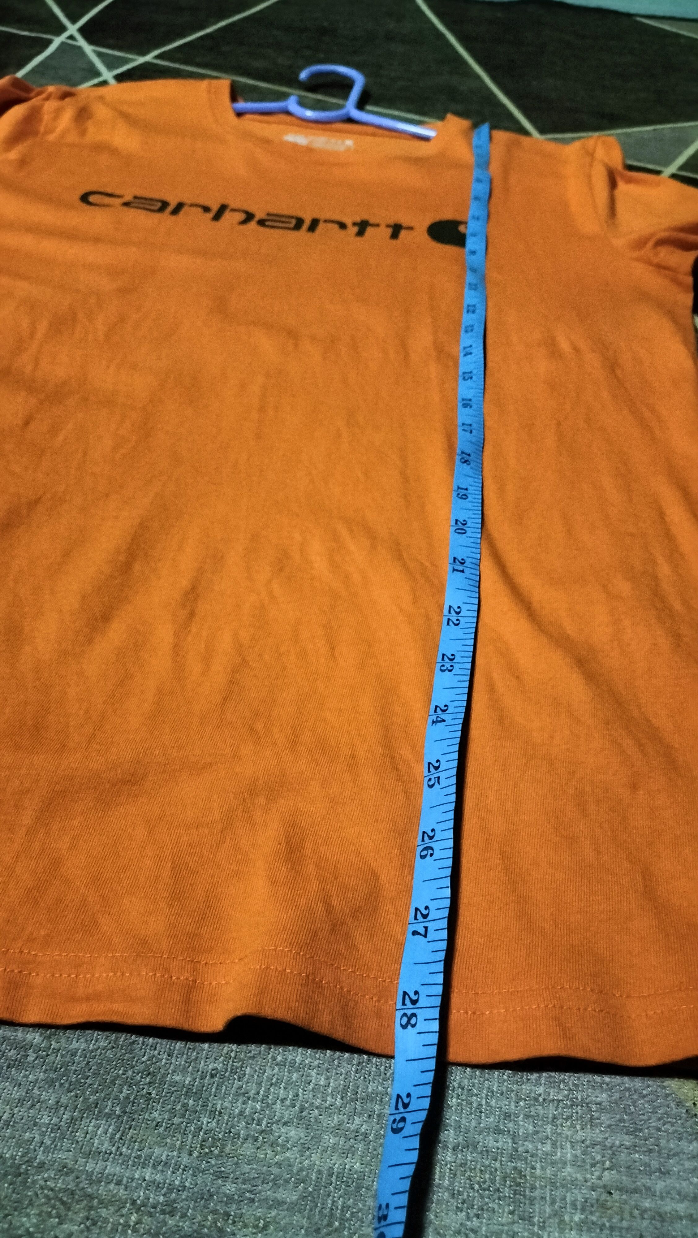 Carhartt Carhartt t shirt spell logo orange colour Size US M / EU 48-50 / 2 - 11 Thumbnail