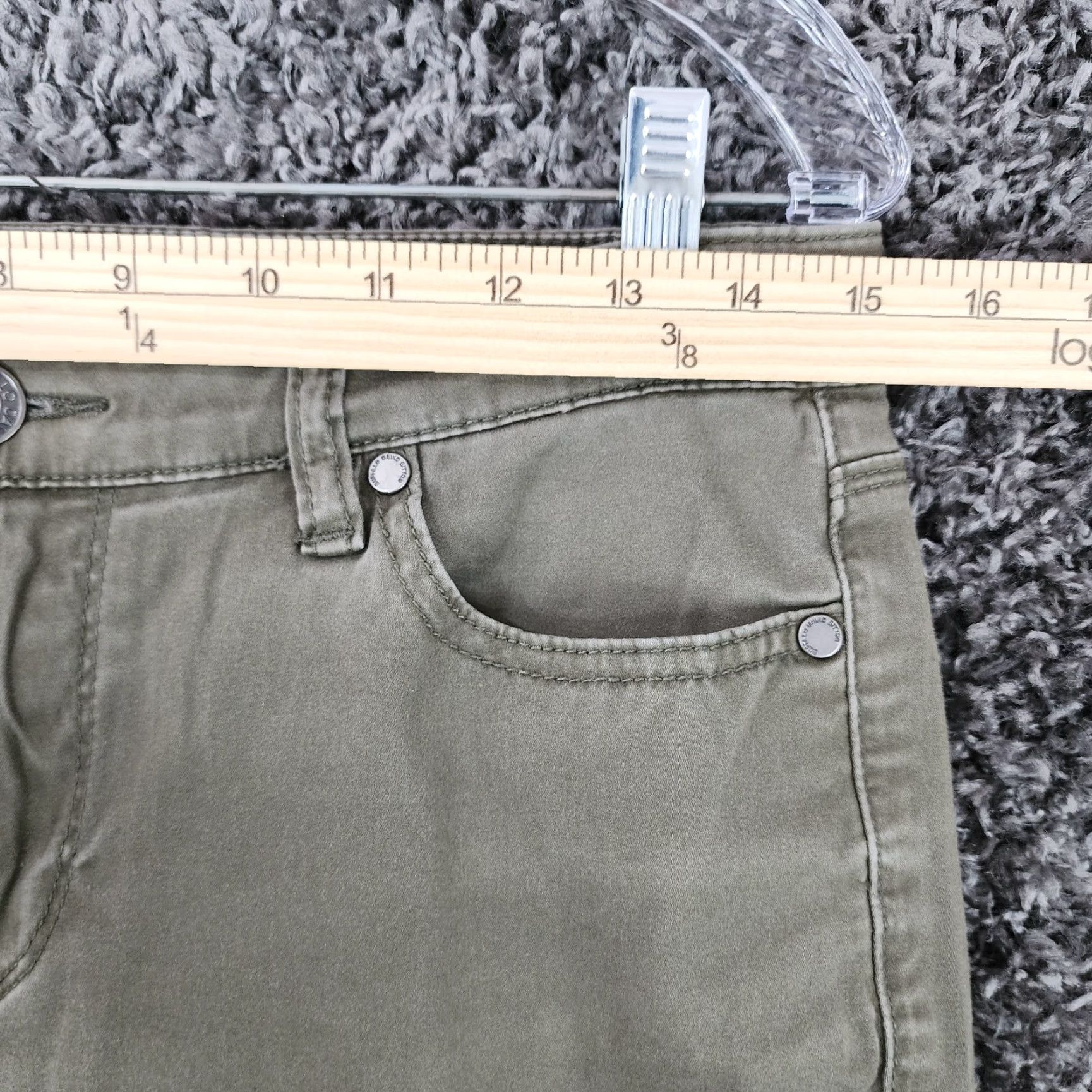 Buffalo David Bitton Buffalo David Bitton Jeans' Jeans Jeggings | Green Mid Rise Women's Size 6, 30" W x 26.5" Inseam Size 28" / US 6 / IT 42 - 4 Thumbnail