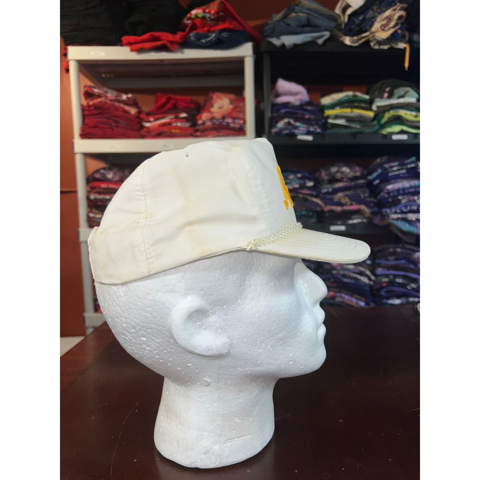 Vintage Vintage Nashville Hat TN Tennessee White Gold Roper Snapback Size ONE SIZE - 6 Thumbnail