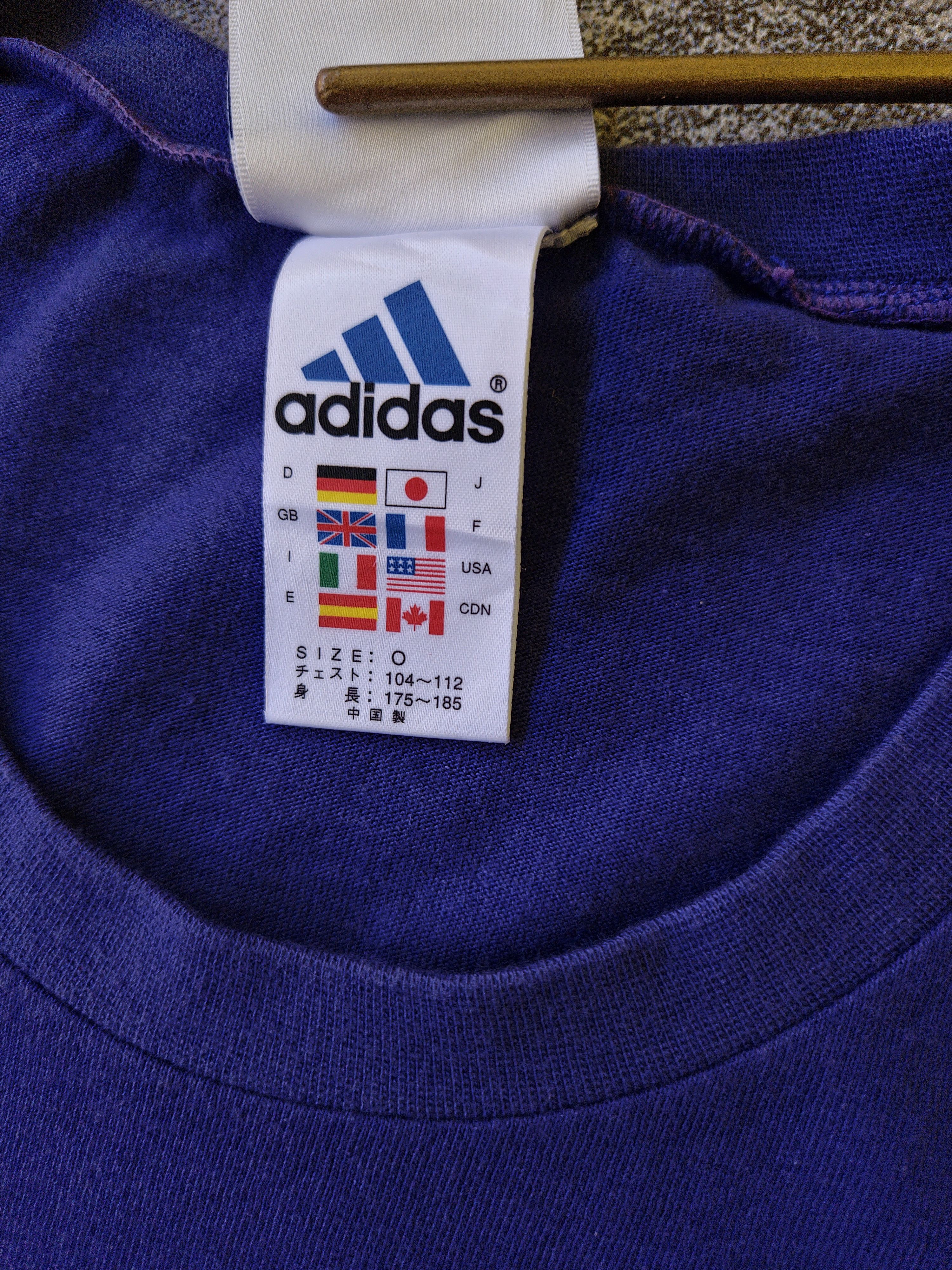 Adidas × Japanese Brand × Vintage Vintage Adidas Japan T-Shirt "We Believe" 2000s Size L Size US L / EU 52-54 / 3 - 6 Thumbnail