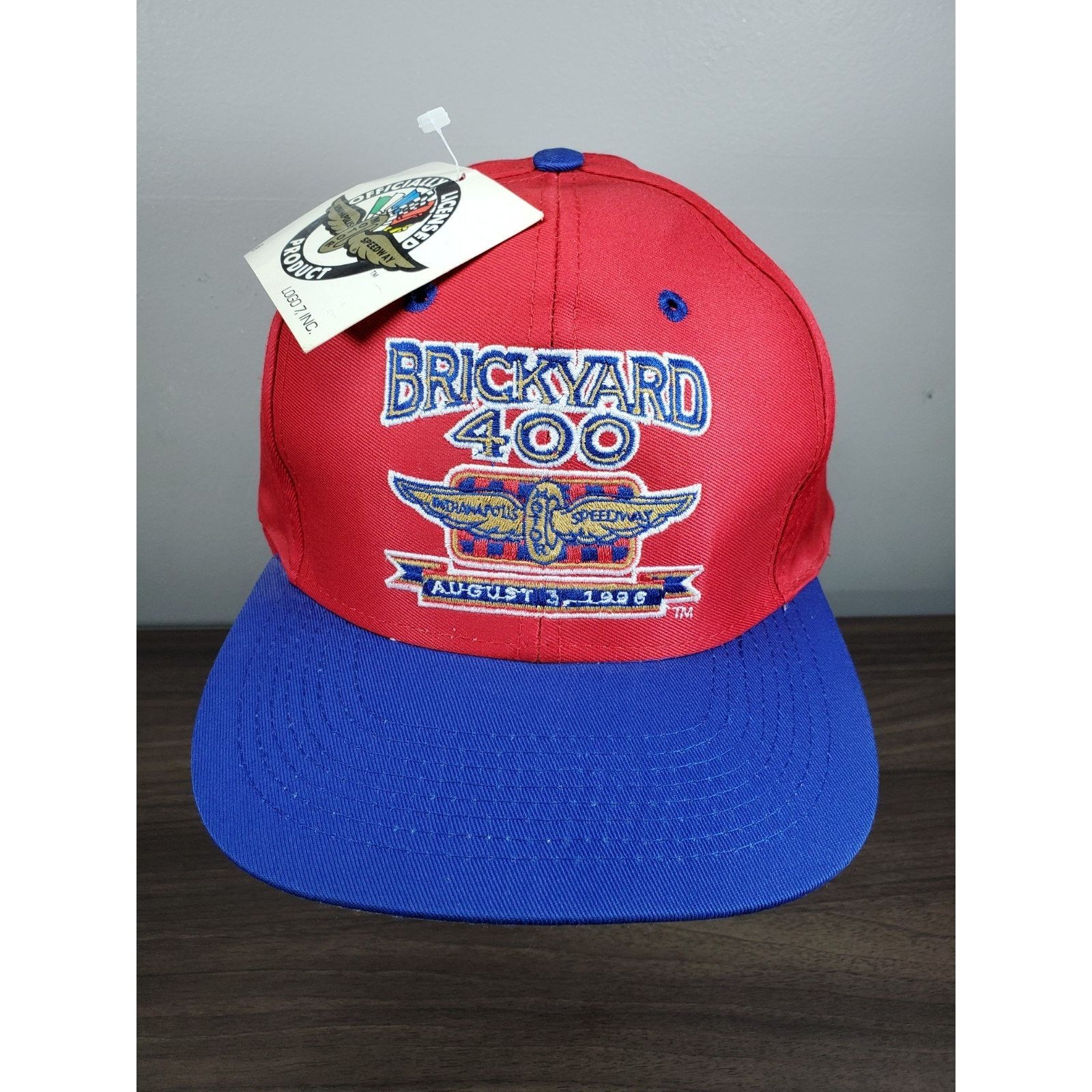 Logo 7 × NASCAR 1996 Brickyard 400 Snapback Cap Hat LOGO 7 Racing Indy Size ONE SIZE - 1 Thumbnail