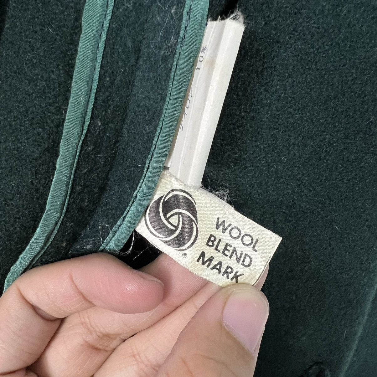 Vintage THE SCOTCH HOUSE Green Hooded Duffle Coat #4140-C189 Size US L / EU 52-54 / 3 - 17 Thumbnail