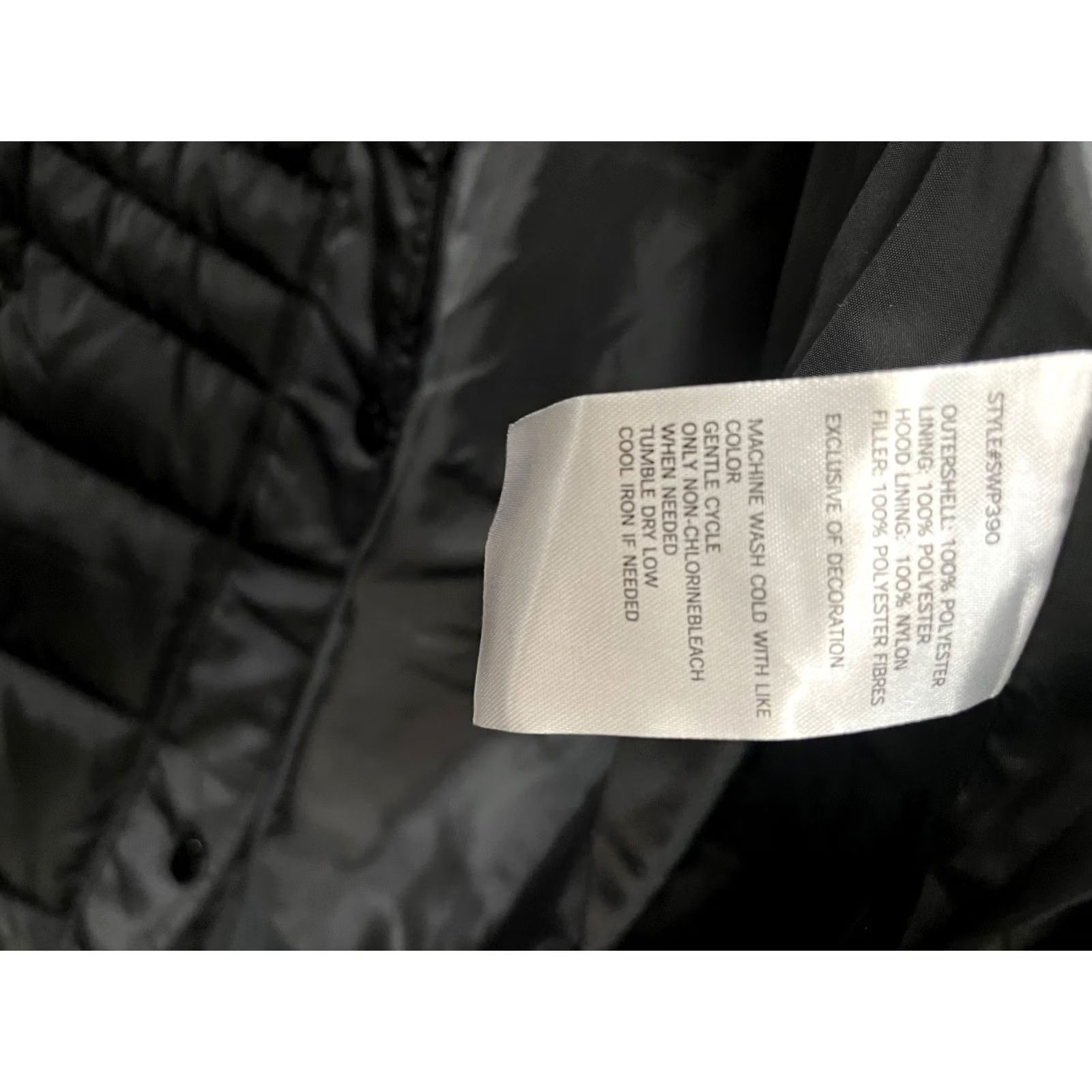 Vintage IKAZZ Black Lightweight Coat M NEW WITH IMPERFECTIONS Size M / US 6-8 / IT 42-44 - 7 Thumbnail