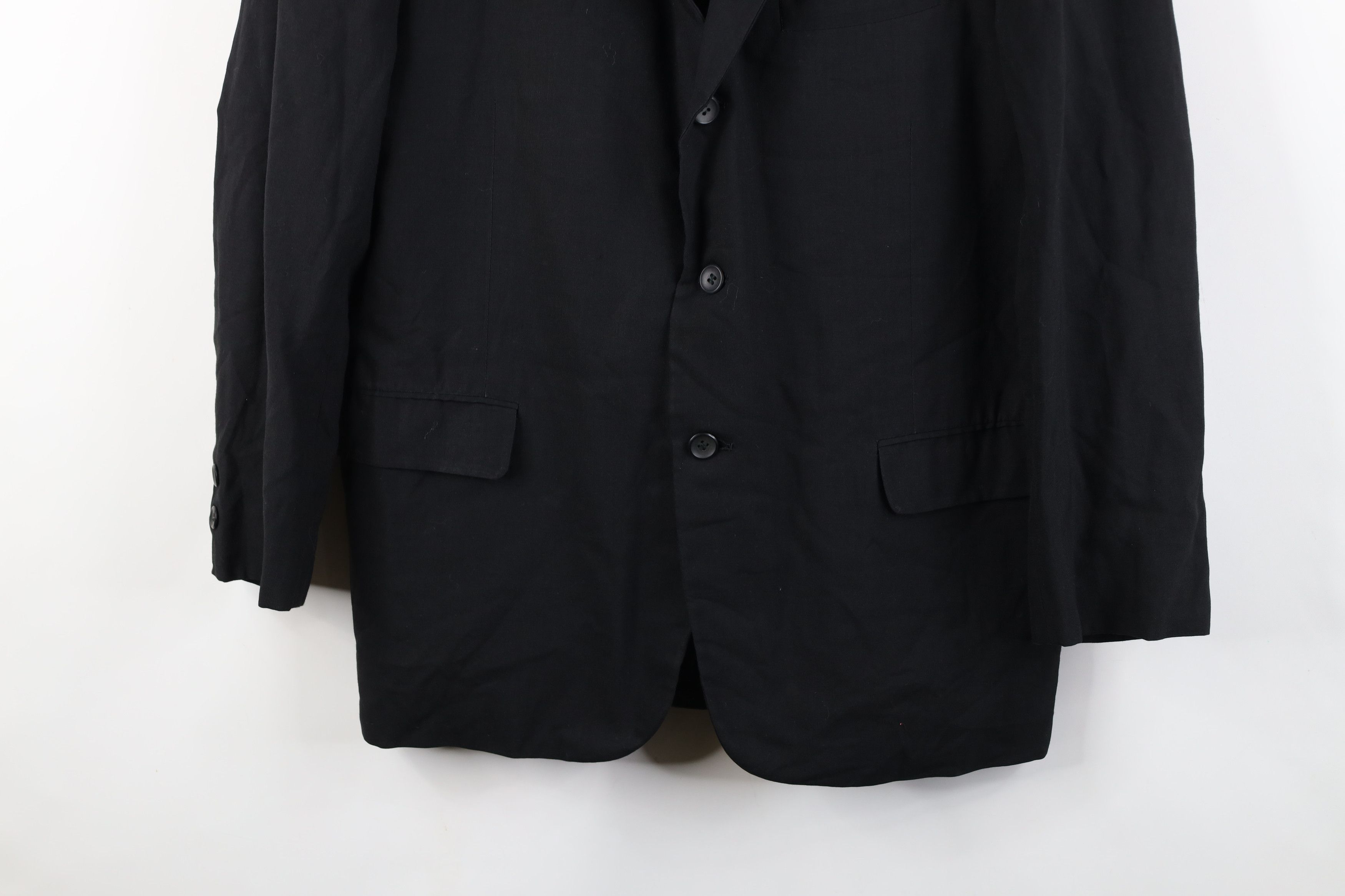 Vintage Vintage 60s Rockabilly Wool Dacron 3 Button Suit Jacket USA Size US XXL / EU 58 / 5 - 3 Thumbnail