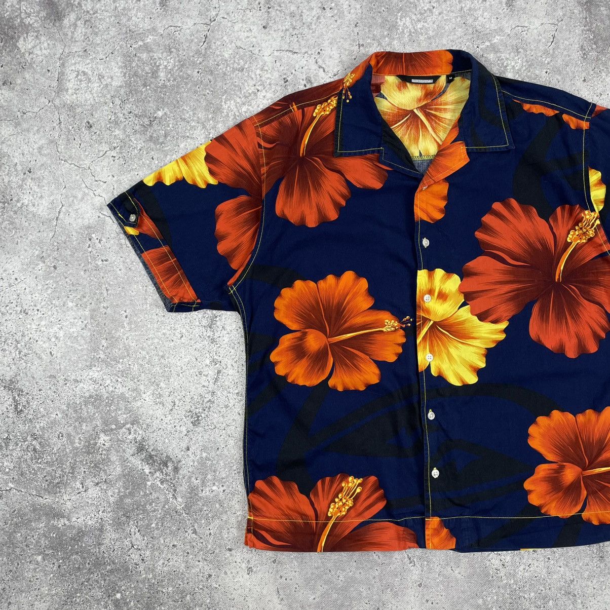 Quicksilver × Quiksilver Quiksilver Floral Pattern Short Sleeve Button Up Shirt Surf Size US M / EU 48-50 / 2 - 4 Thumbnail