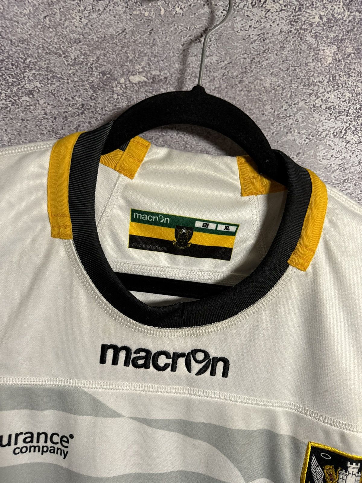 Macron × Vintage Vintage Northampton Saints Macron Rugby Team jersey blokcore Size US XL / EU 56 / 4 - 12 Thumbnail