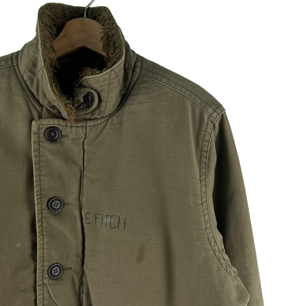 Japanese Brand 🔥Deck Jacket USN Design Style Mink Fur Lining Size US S / EU 44-46 / 1 - 2 Thumbnail
