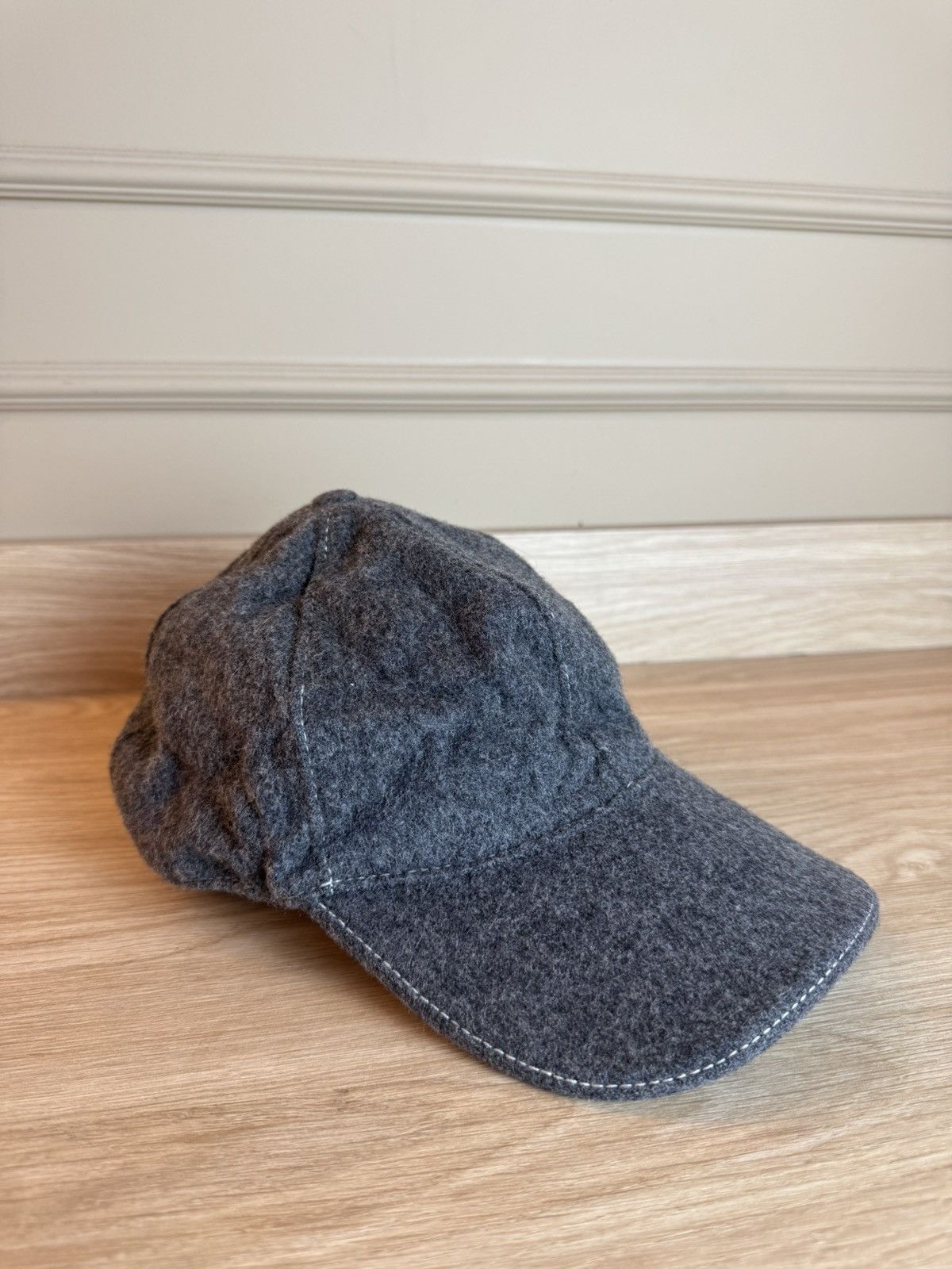 Gucci Authentic GUCCI Grey Wool Baseball Hats size M/58 Size ONE SIZE - 2 Thumbnail