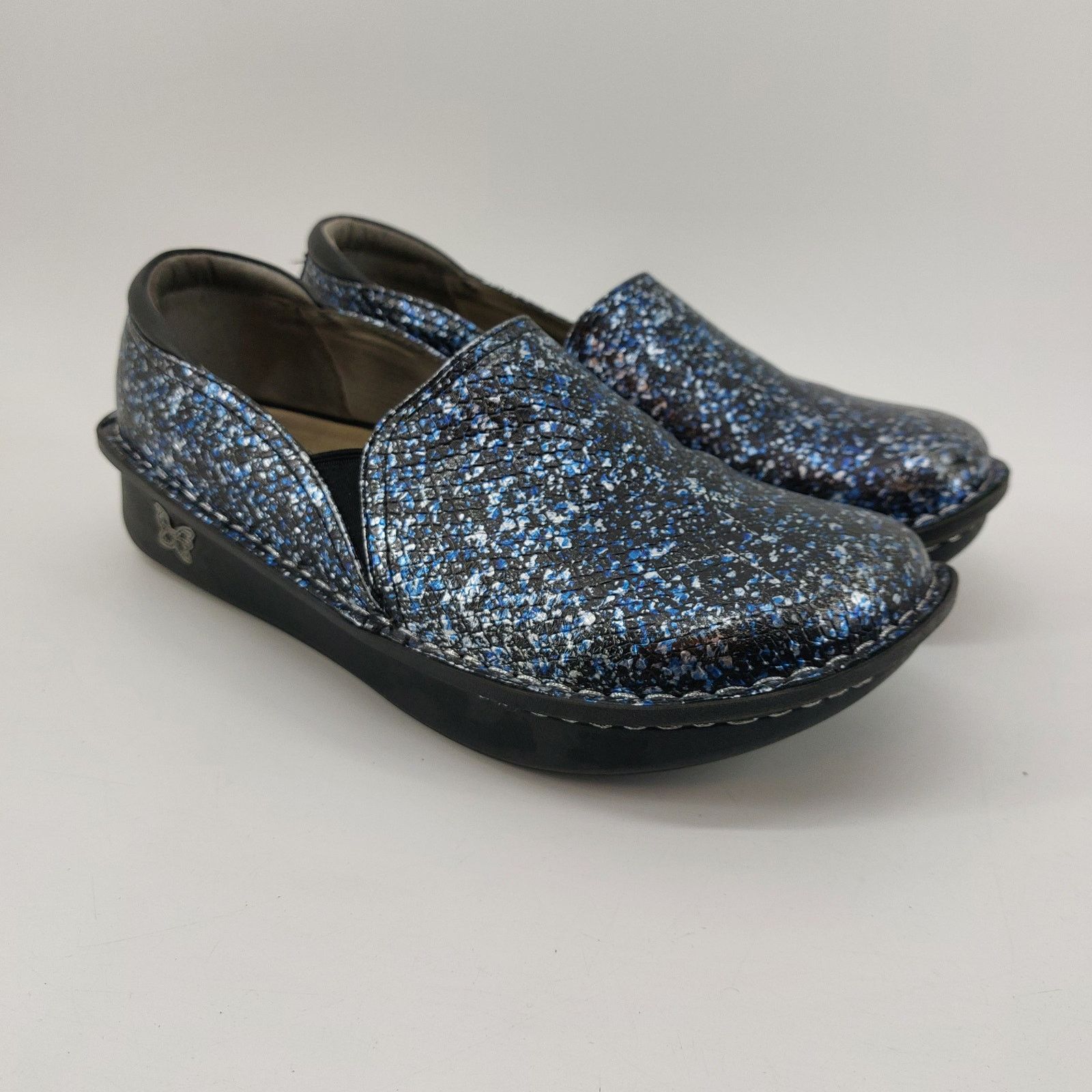 Other Alegria Debra Nurse Embossed Black Leather 41 10.5/11 Size US 10.5 / IT 40.5 - 3 Thumbnail