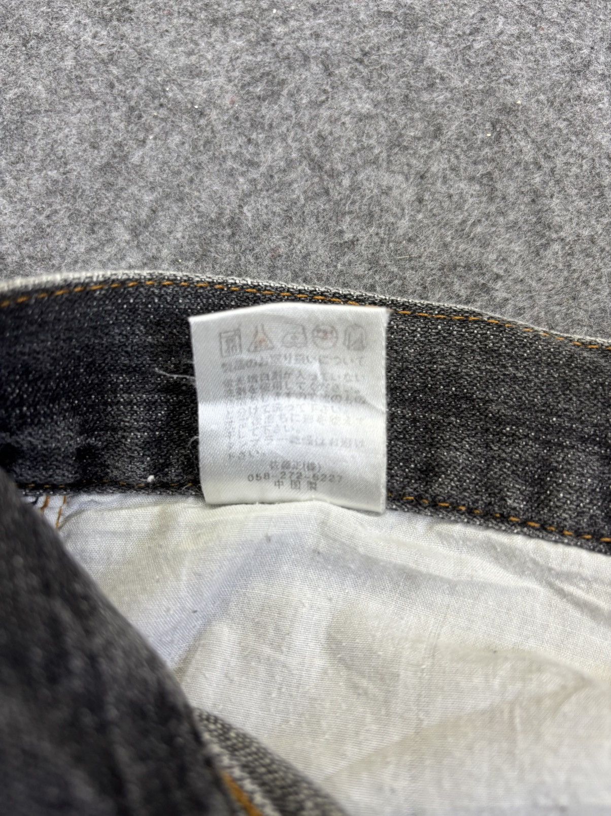 Japanese Brand 💥Flare💥Nylaus Design Works Black Wash Flare Denim F901 Size US 33 - 15 Thumbnail