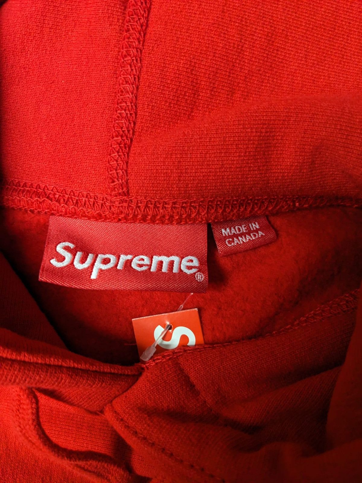 Supreme FW19 SUPREME BANDANA BOX LOGO HOODED SWEATSHIRT HOODIE RED L Size US L / EU 52-54 / 3 - 7 Thumbnail