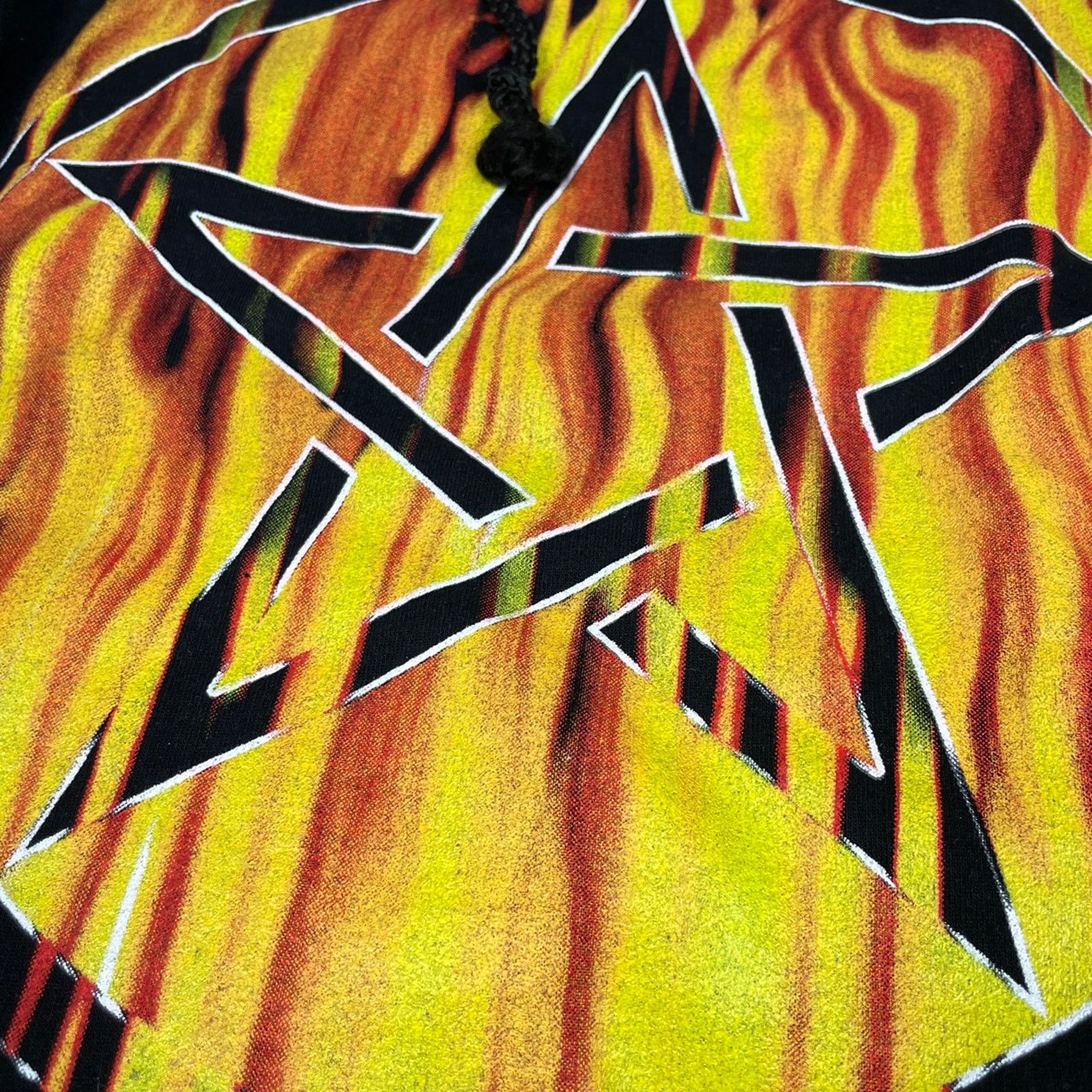 Vintage Vintage Pentagram Graphic Hoodie Heavy metal Thunder Size US L / EU 52-54 / 3 - 3 Thumbnail