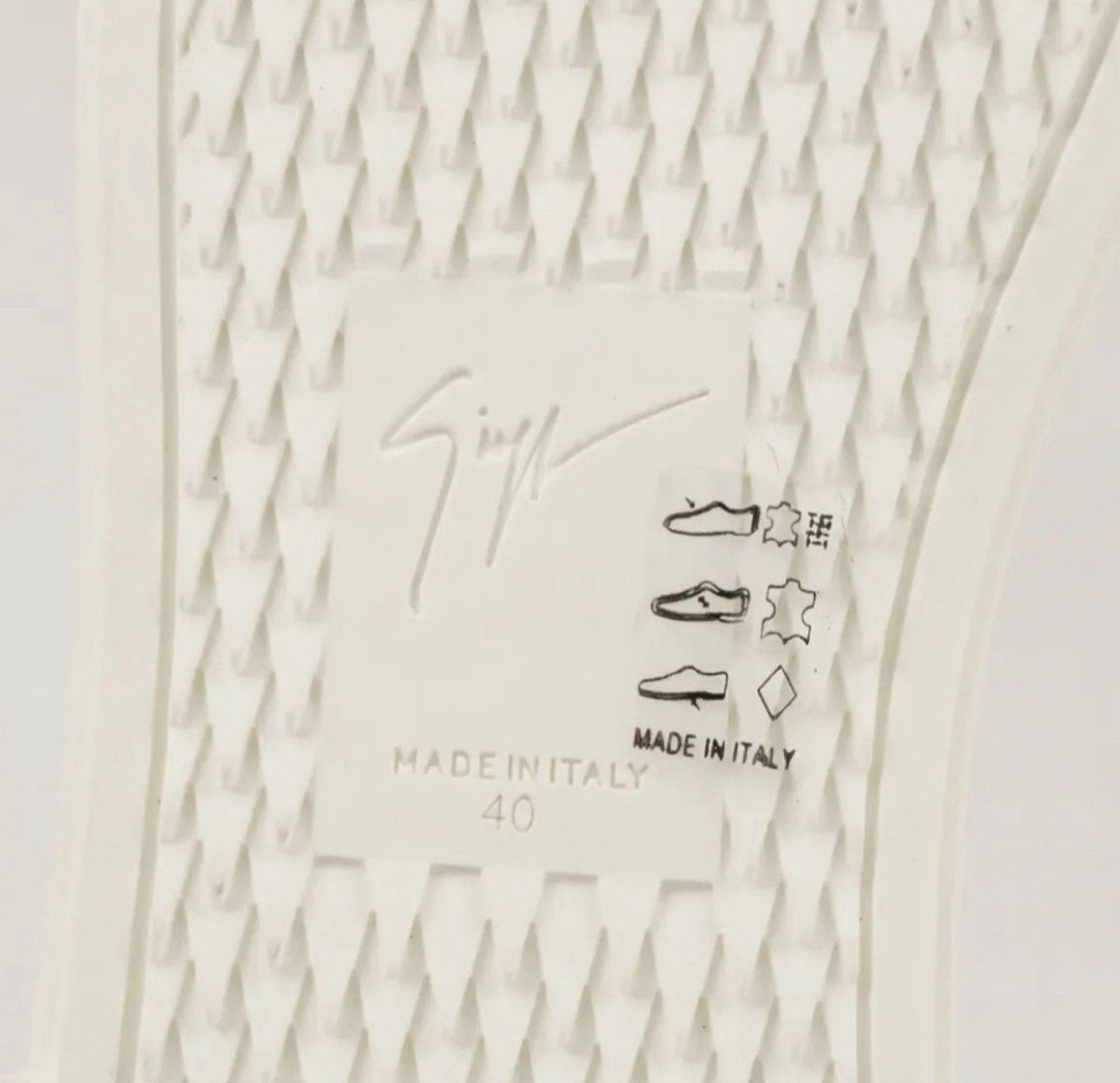 Giuseppe Zanotti Giuseppe Zanotti Women's Blabber Sneakers in White/beige Size US 10 / IT 40 - 6 Thumbnail