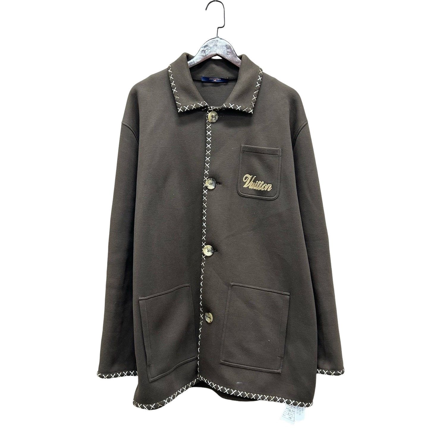 Louis Vuitton Louis Vuitton Embroidered Logo Jacket Size 5L Size US XXL / EU 58 / 5 - 1 Thumbnail