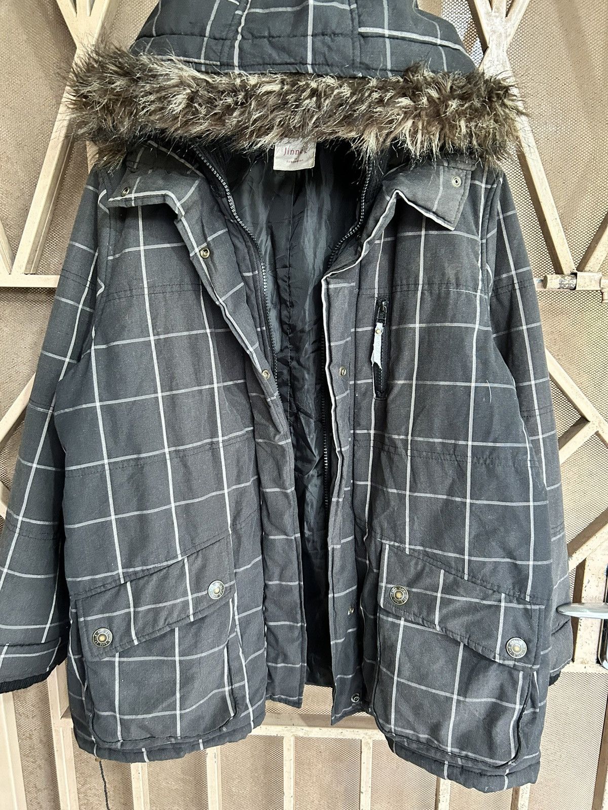 Japanese Brand Japanese Fur Zip Hoodie Ifsixwasnine lgb style Size US L / EU 52-54 / 3 - 5 Thumbnail