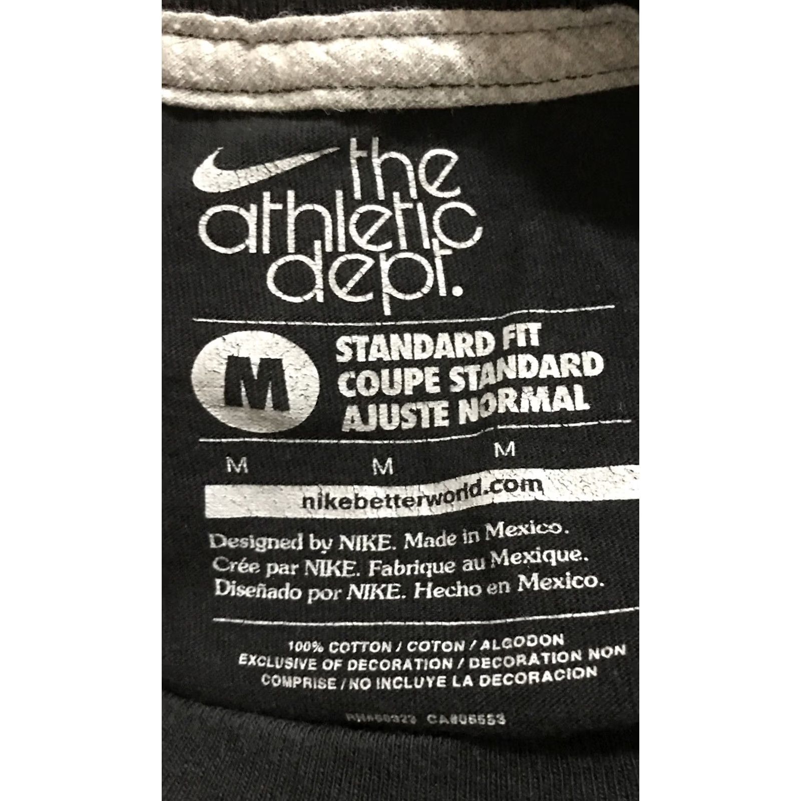 Nike Nike The Athletic Department There Is No Finish Line T-Shirt M Black Men B237 Size US M / EU 48-50 / 2 - 3 Thumbnail