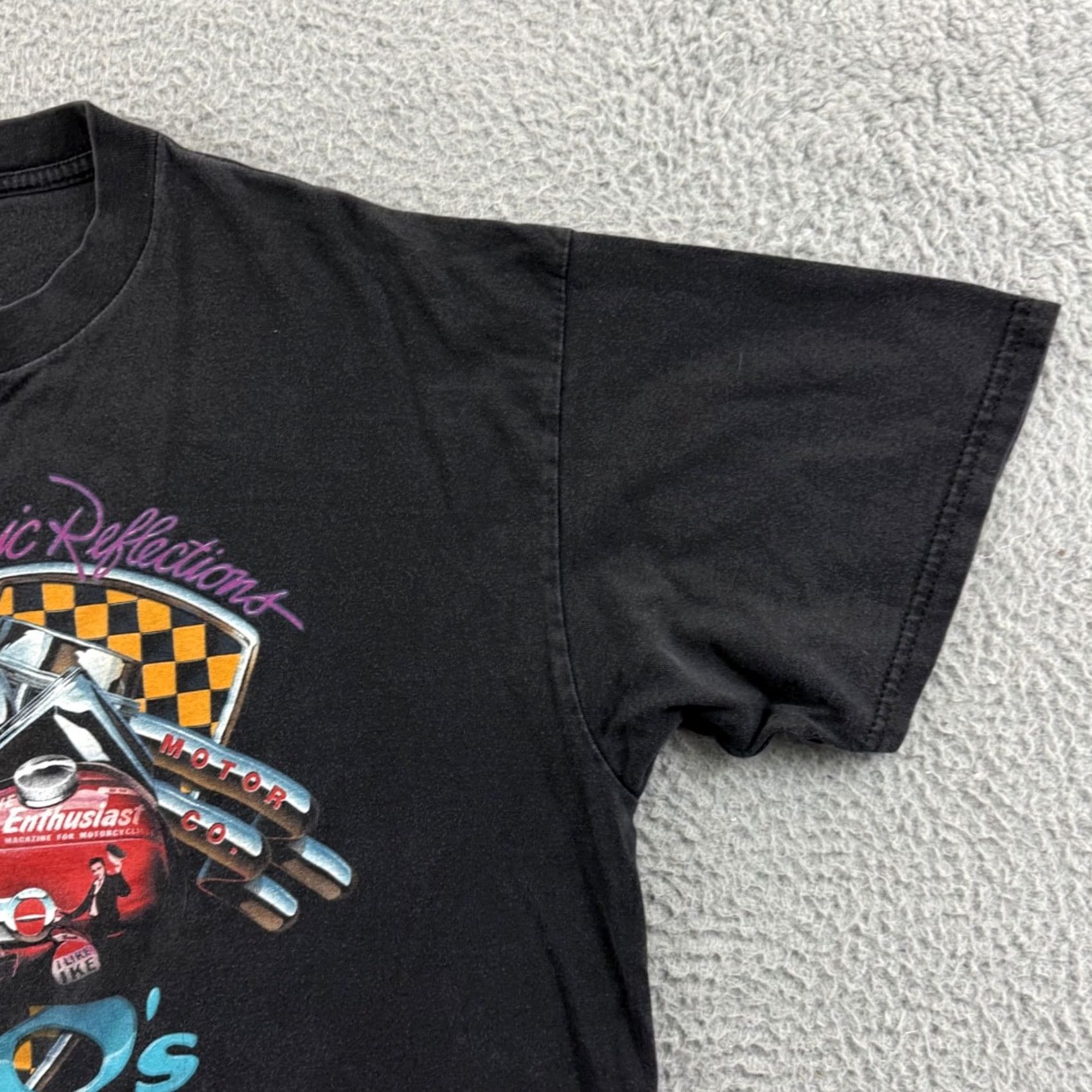 Harley Davidson VINTAGE Harley-Davidson Shirt Mens XL Black Biker Short Sleeve 90s Motorcycle Graphic Print Logo Size US XL / EU 56 / 4 - 5 Thumbnail