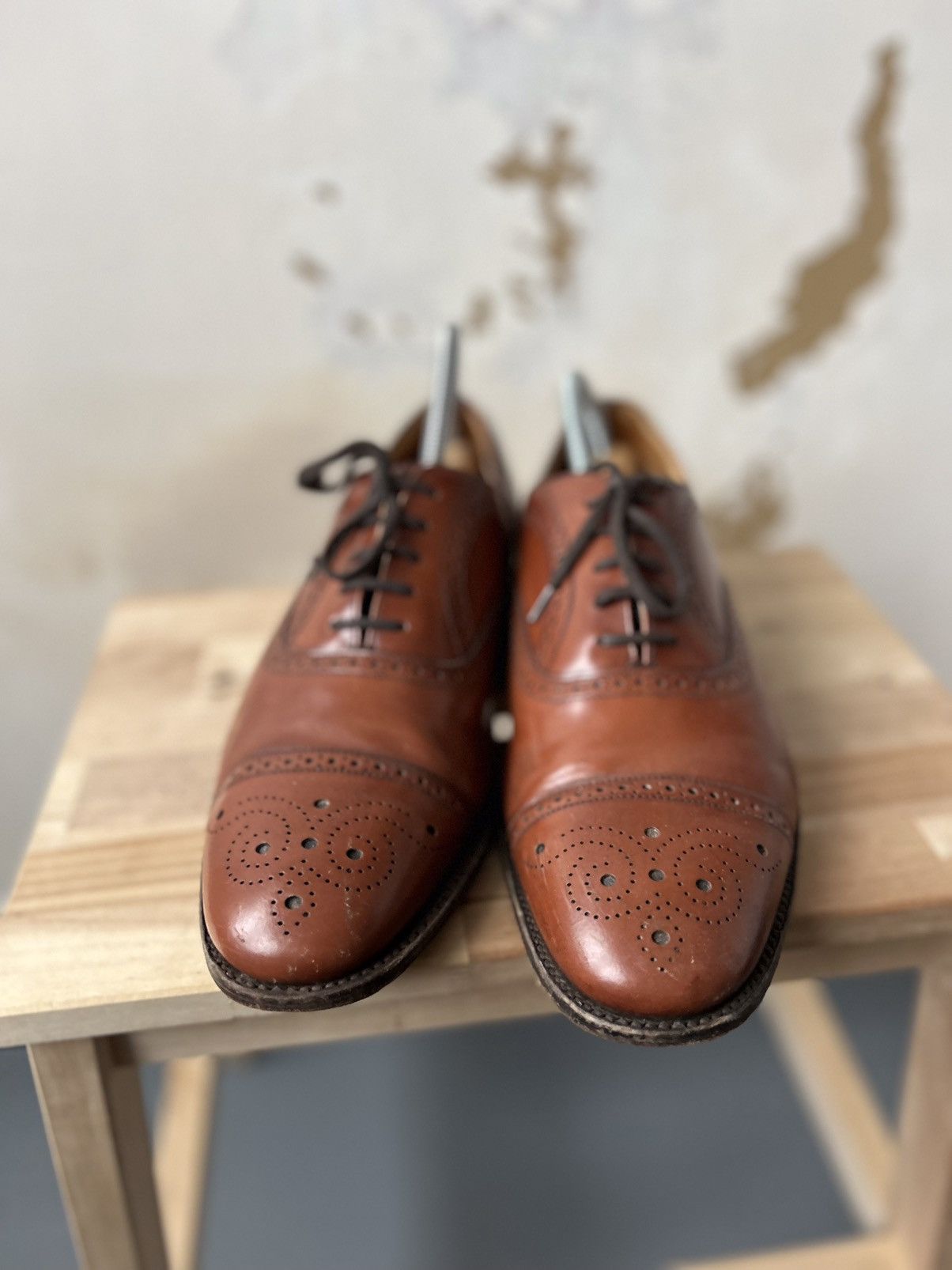 Loake LOAKE Leather Loafers Handmade in England Size US 8.5 / EU 41-42 - 3 Thumbnail