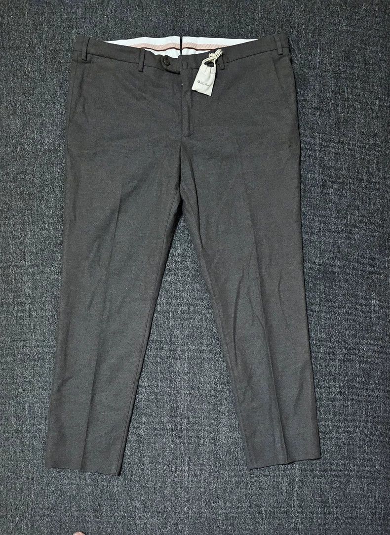 Loro Piana Loro Piana Men's Casual Pants in Gray - dmc-2508 Size US 44 / EU 60 - 1 Thumbnail