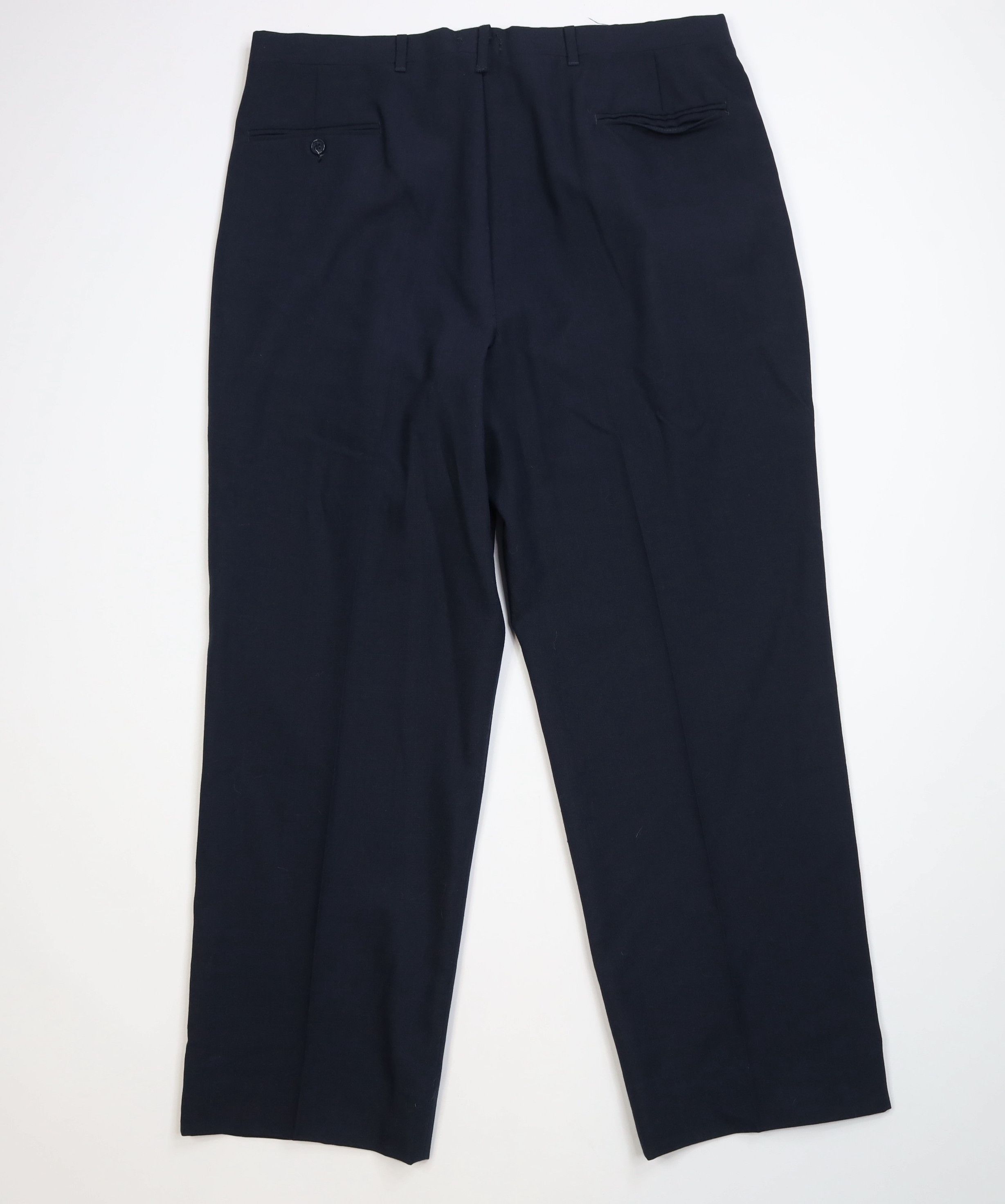 Christian Dior Monsieur Vintage 70s Christian Dior Wide Leg Chino Pants Navy Blue Size US 38 / EU 54 - 8 Thumbnail