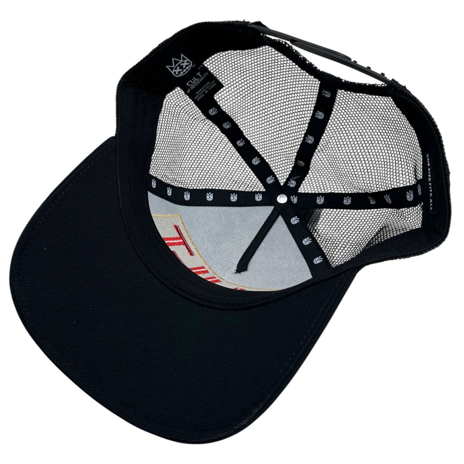 Cult Of Individuality Cult of Individuality Trucker Hat 3D Embroidered Cult Racing Size ONE SIZE - 4 Thumbnail