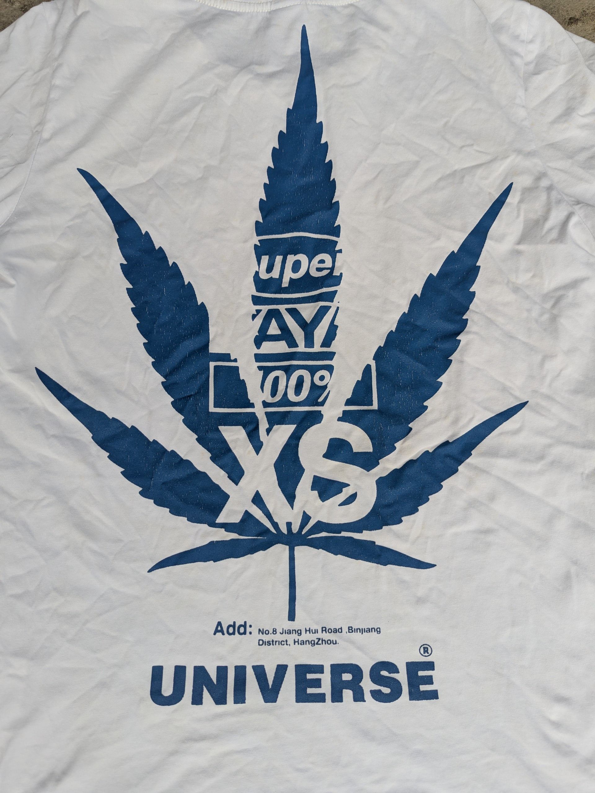Japanese Brand Vintage Universe Funnel Marijuana T Shirt Size US S / EU 44-46 / 1 - 4 Thumbnail