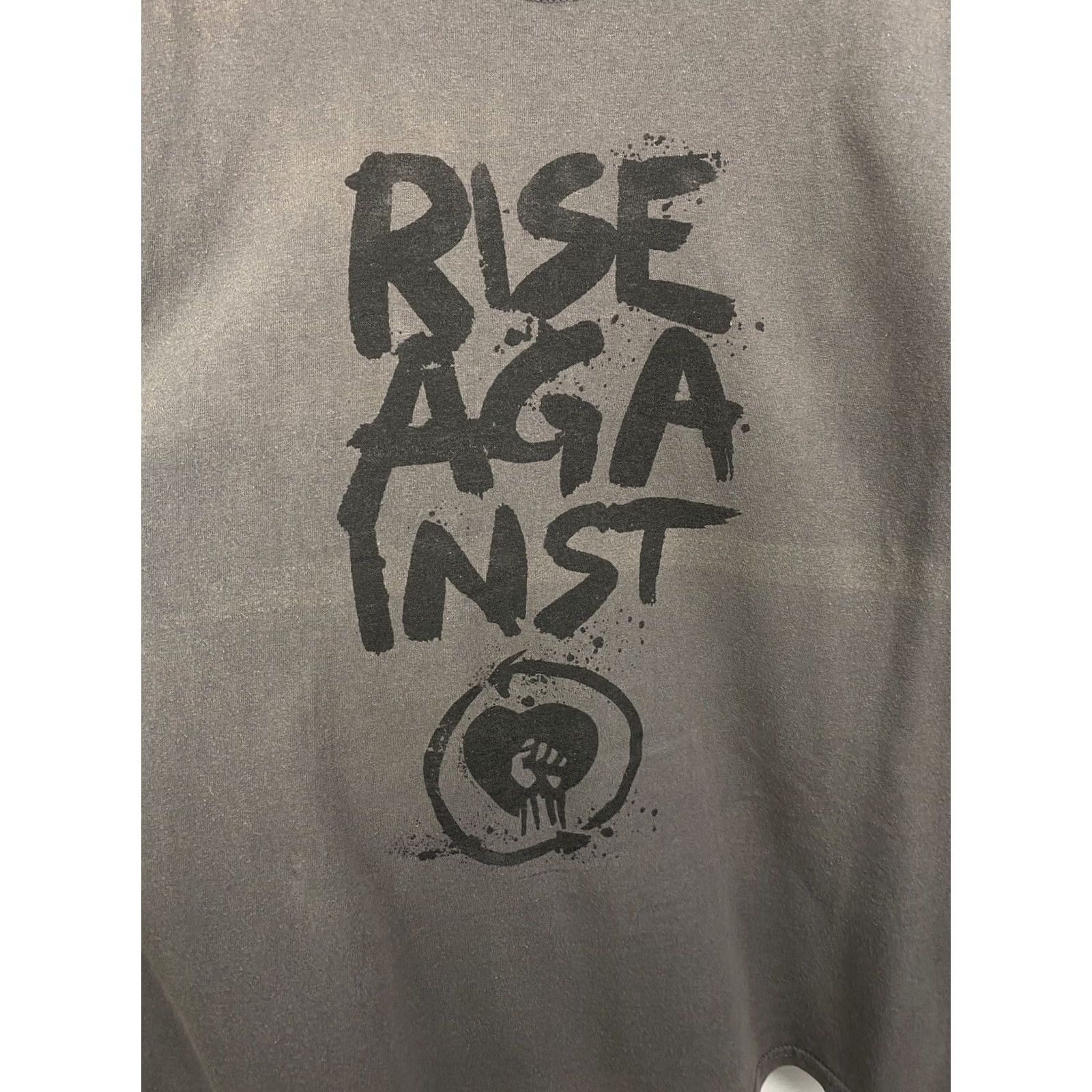 Gildan VINTAGE 90s Rise Against Band T-shirt XL gray Men Size US XL / EU 56 / 4 - 4 Thumbnail