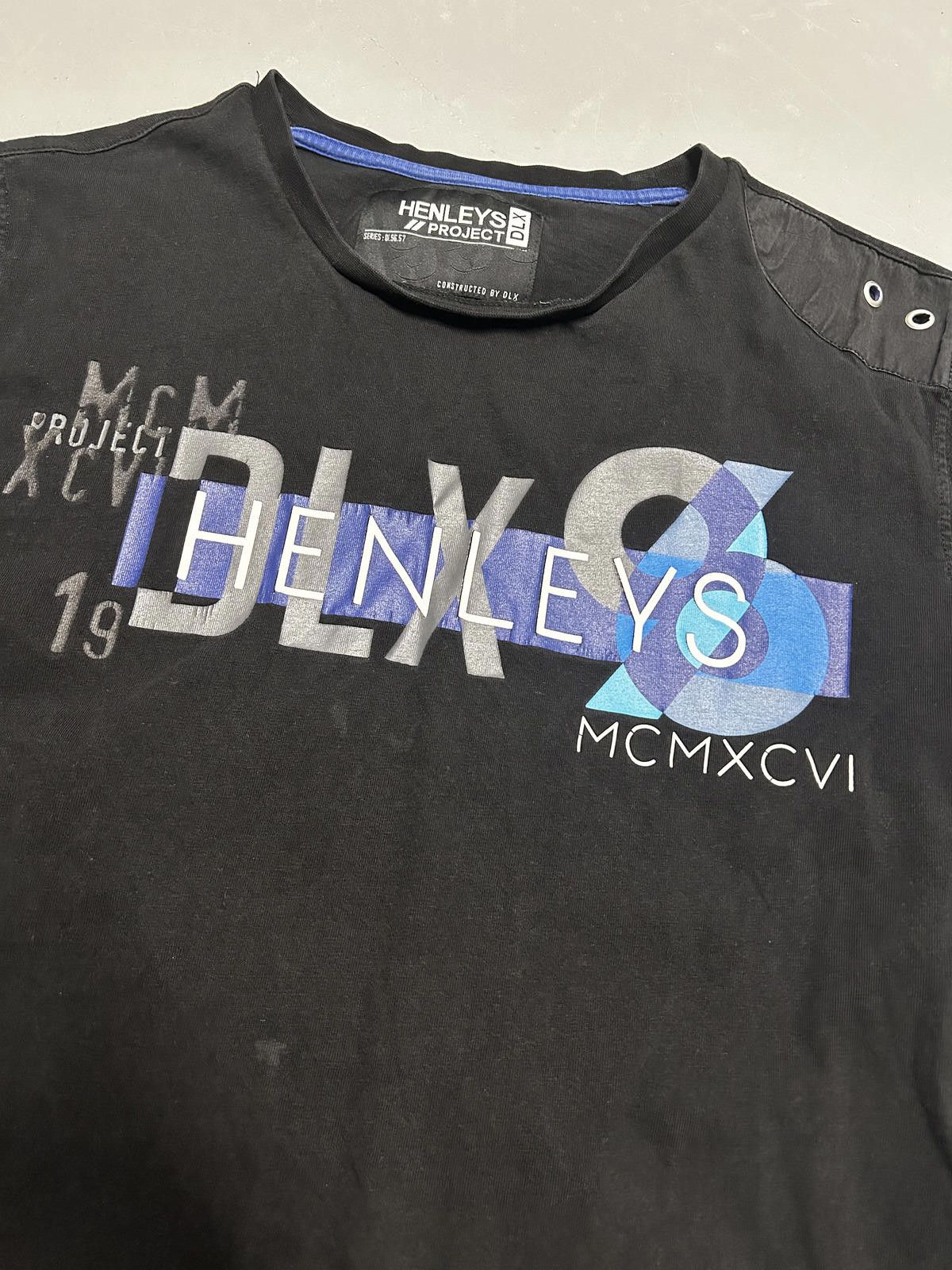 Designer Henleys DLX Project Black Graphic T-Shirt Size US M / EU 48-50 / 2 - 2 Thumbnail