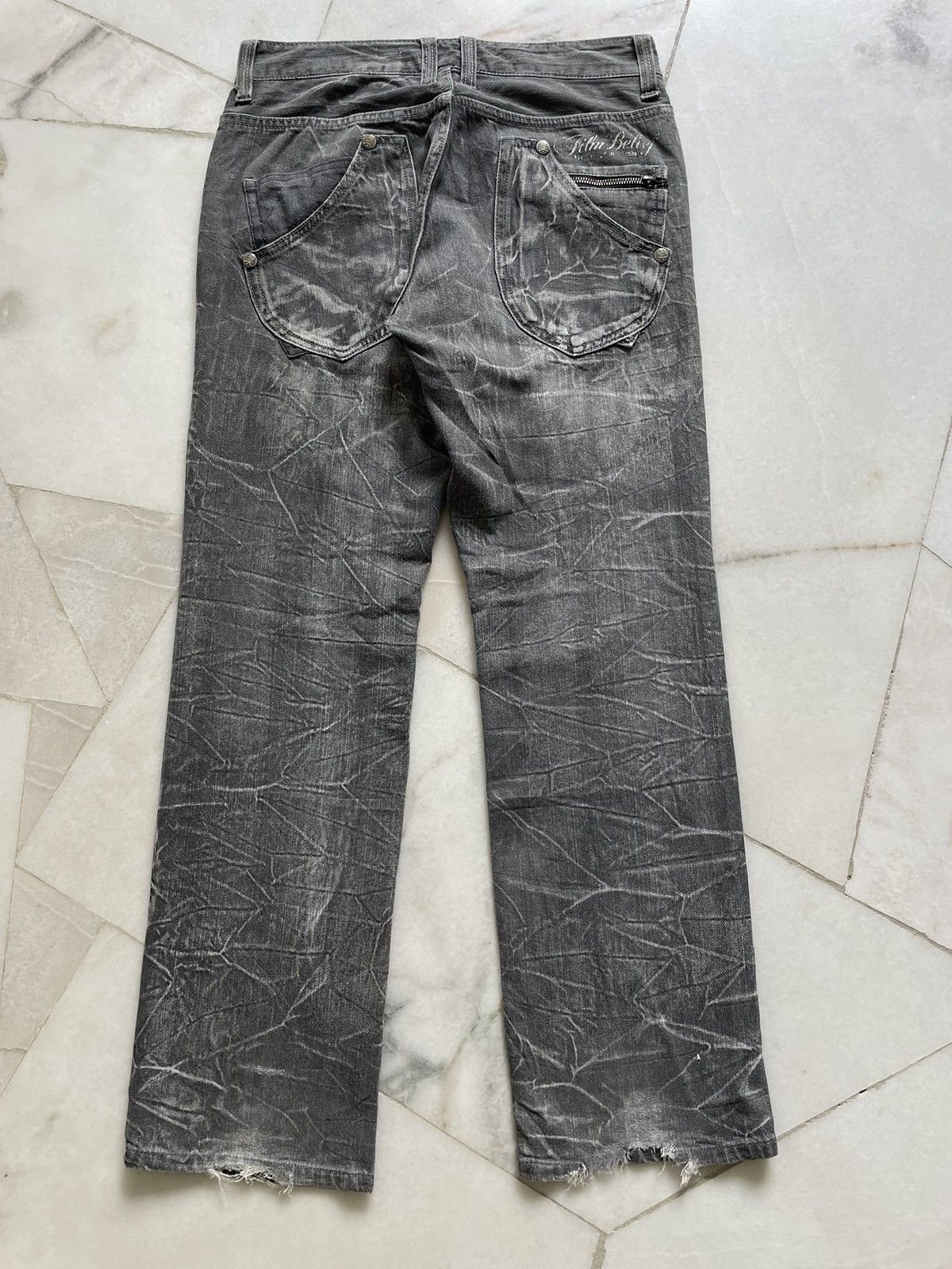 Hysteric Glamour Vintage Japanese Brand Skull Bones Jeans Size US 30 / EU 46 - 2 Thumbnail