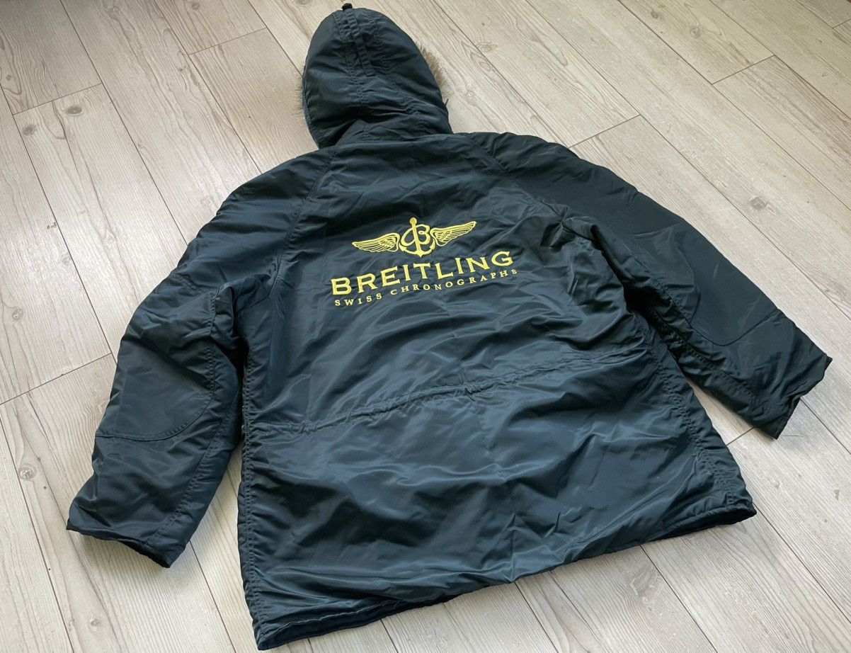 Alpha Industries × Breitling × Vintage Alpha Industries X Breitling Jacket Size US XL / EU 56 / 4 - 19 Thumbnail