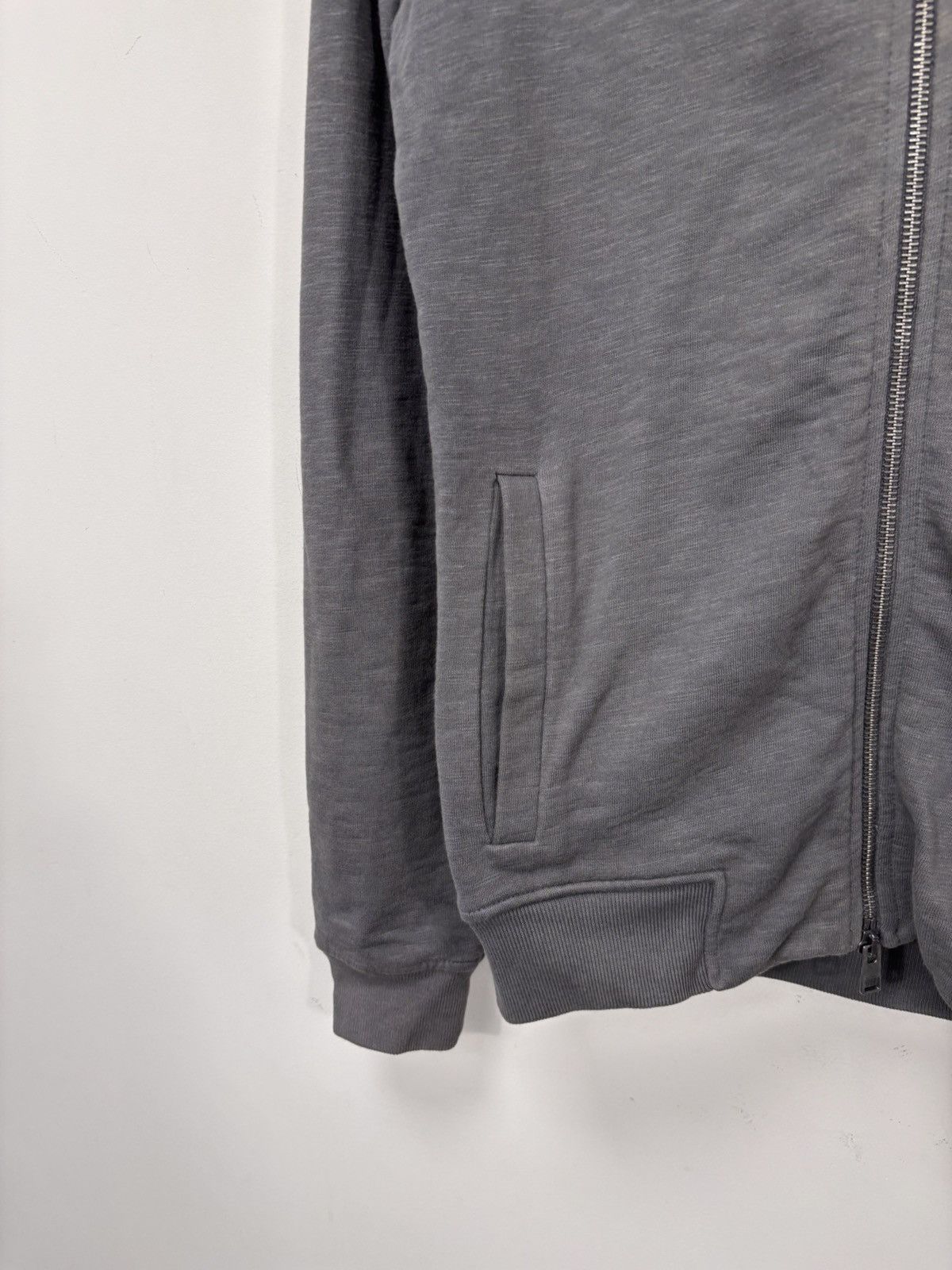 Allsaints AllSaints Men’s Grey Full Zip Cotton Newton Bomber Jacket Size US S / EU 44-46 / 1 - 6 Thumbnail