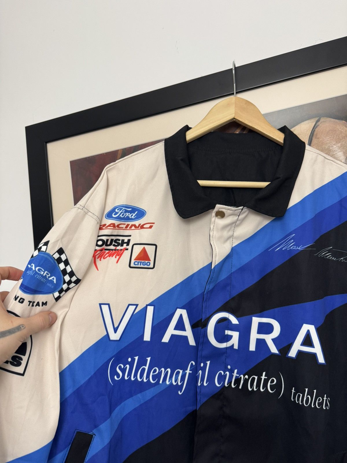 Ford Ford Racing Light Jacket Viagra Tablets Nascar Streetwear Size US L / EU 52-54 / 3 - 4 Thumbnail